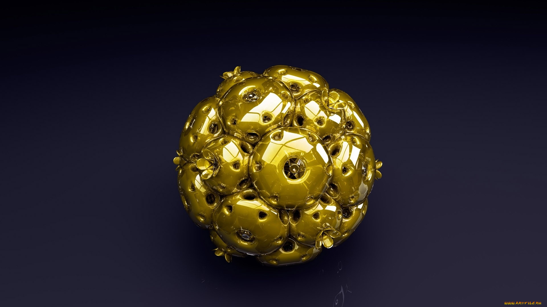 3д, графика, шары