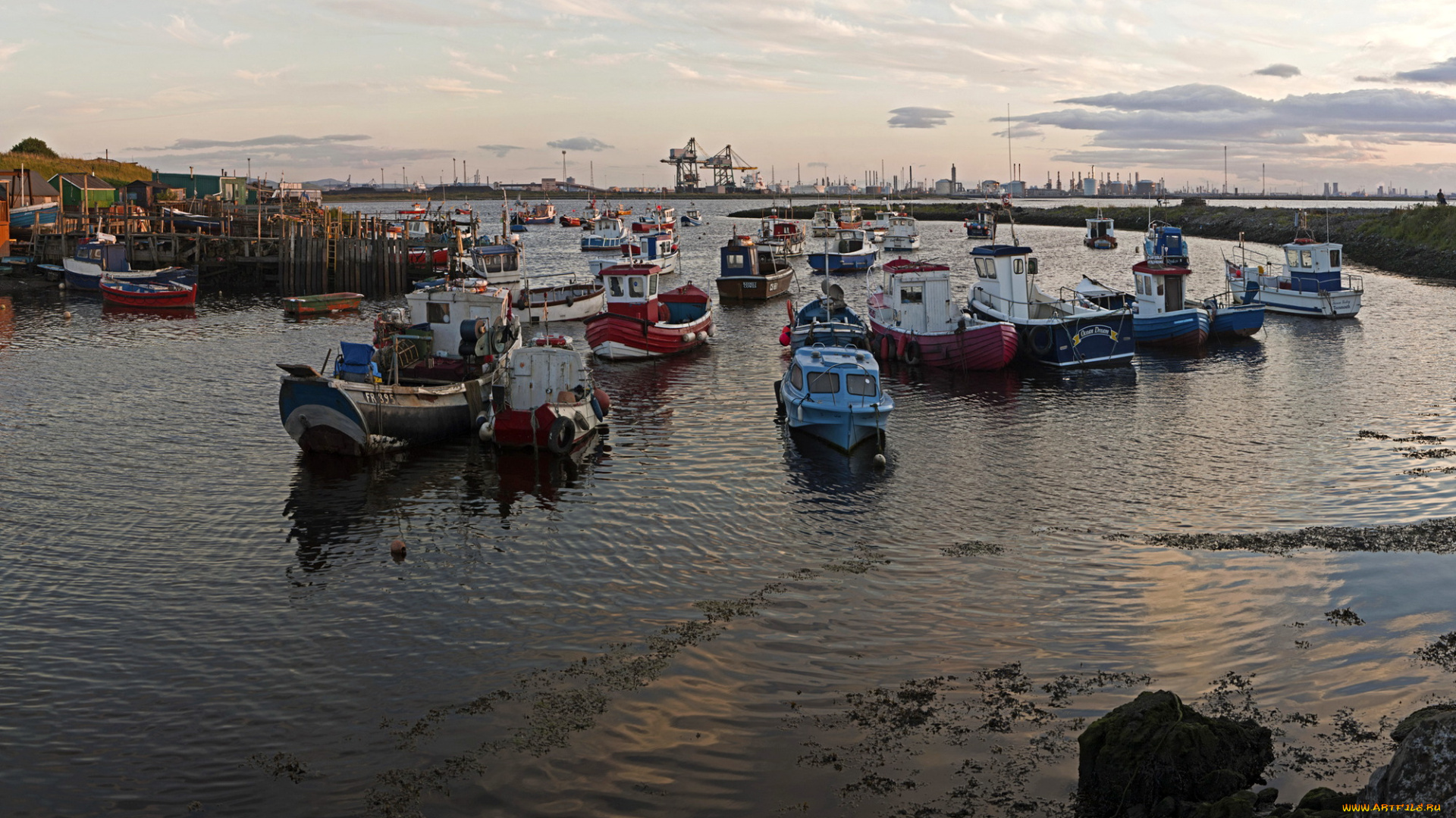 англия, редкар, кливленд, корабли, разные, вместе, лодки, катера