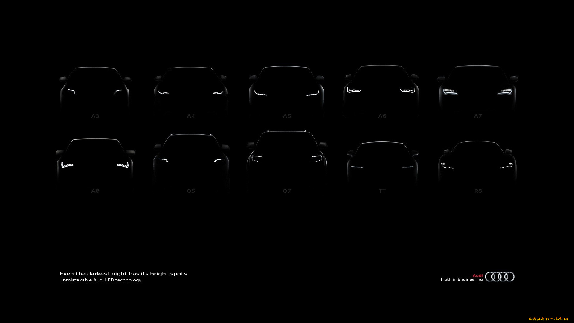 модельный, ряд, ауди, автомобили, audi, машины, логотип, темнота