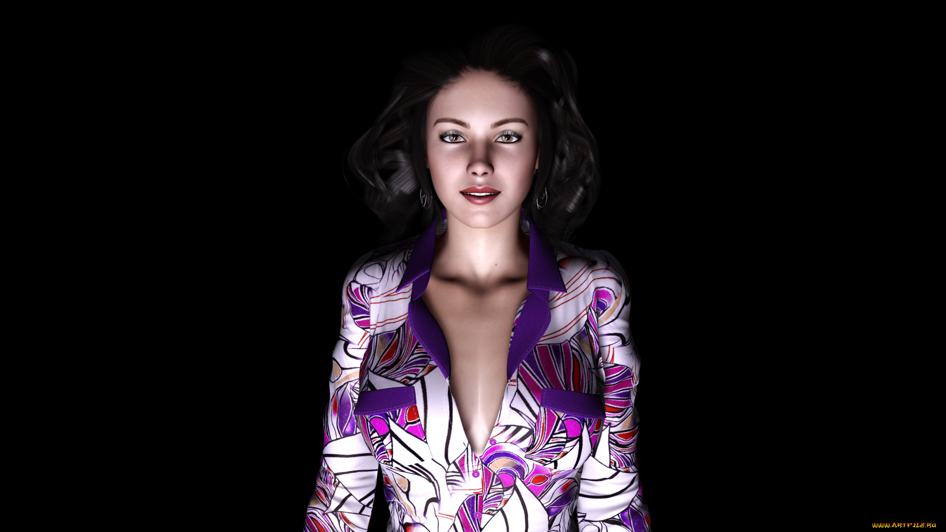 3д, графика, people, , люди, девушка, взгляд