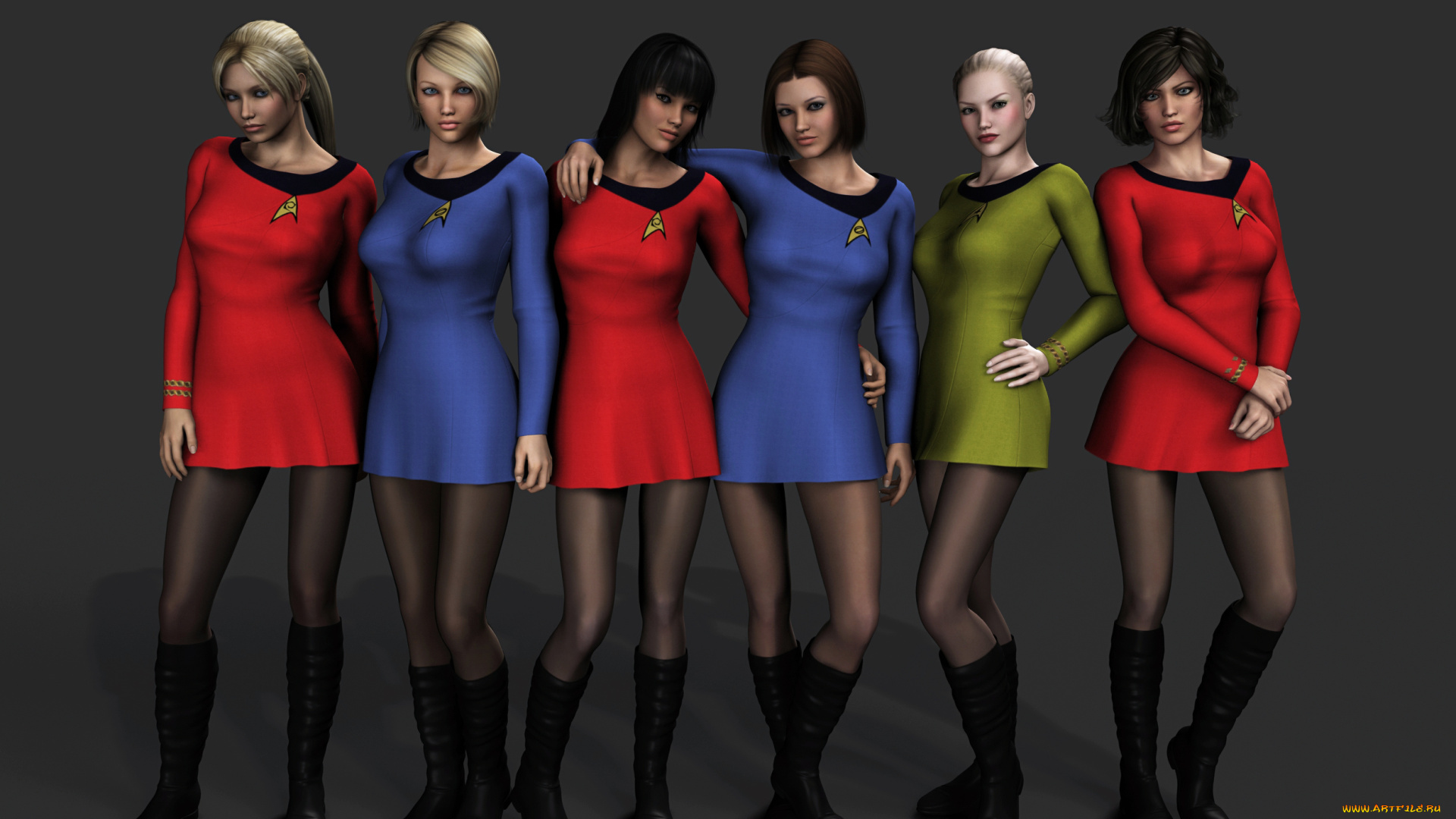 3д, графика, people, , люди, девушки