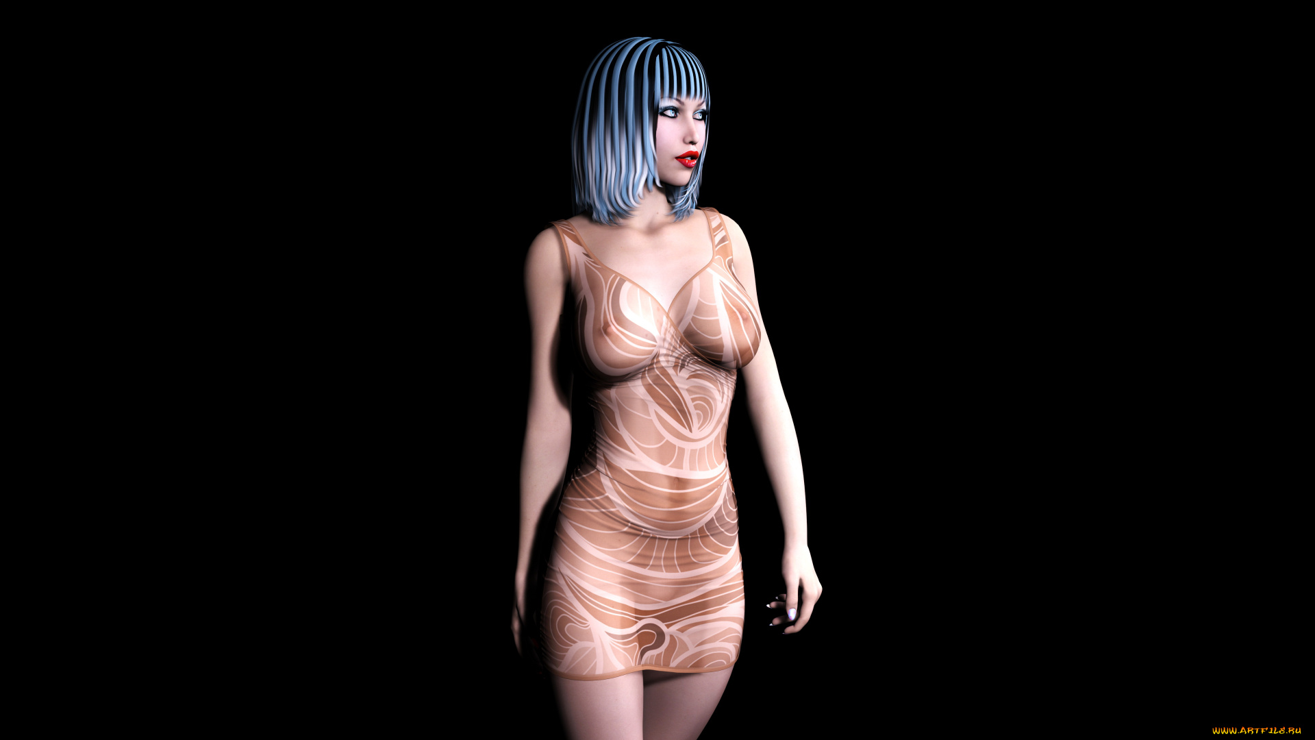 3д, графика, people, , люди, взгляд, девушка