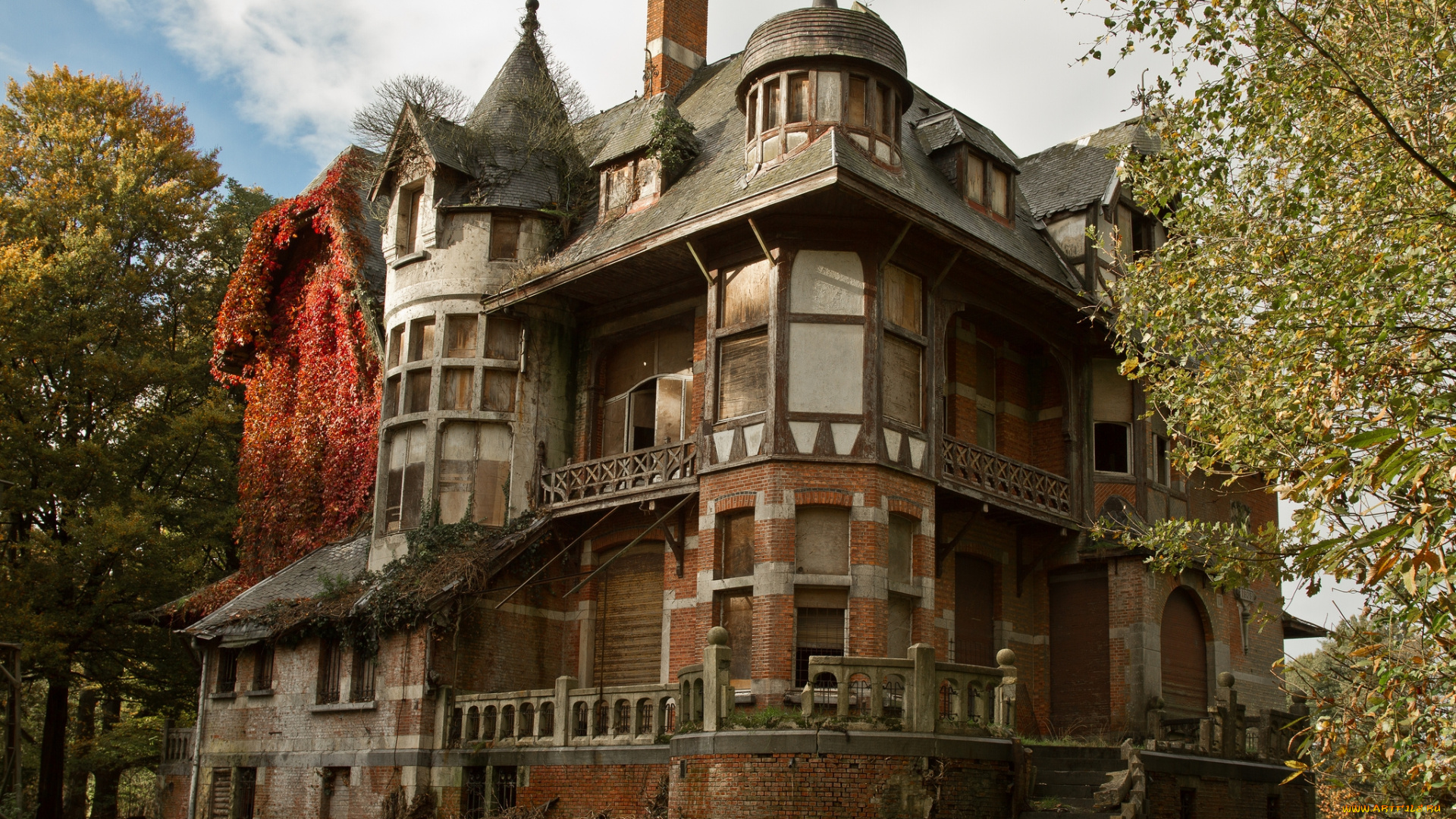 города, -, здания, , дома, особняк, старинный