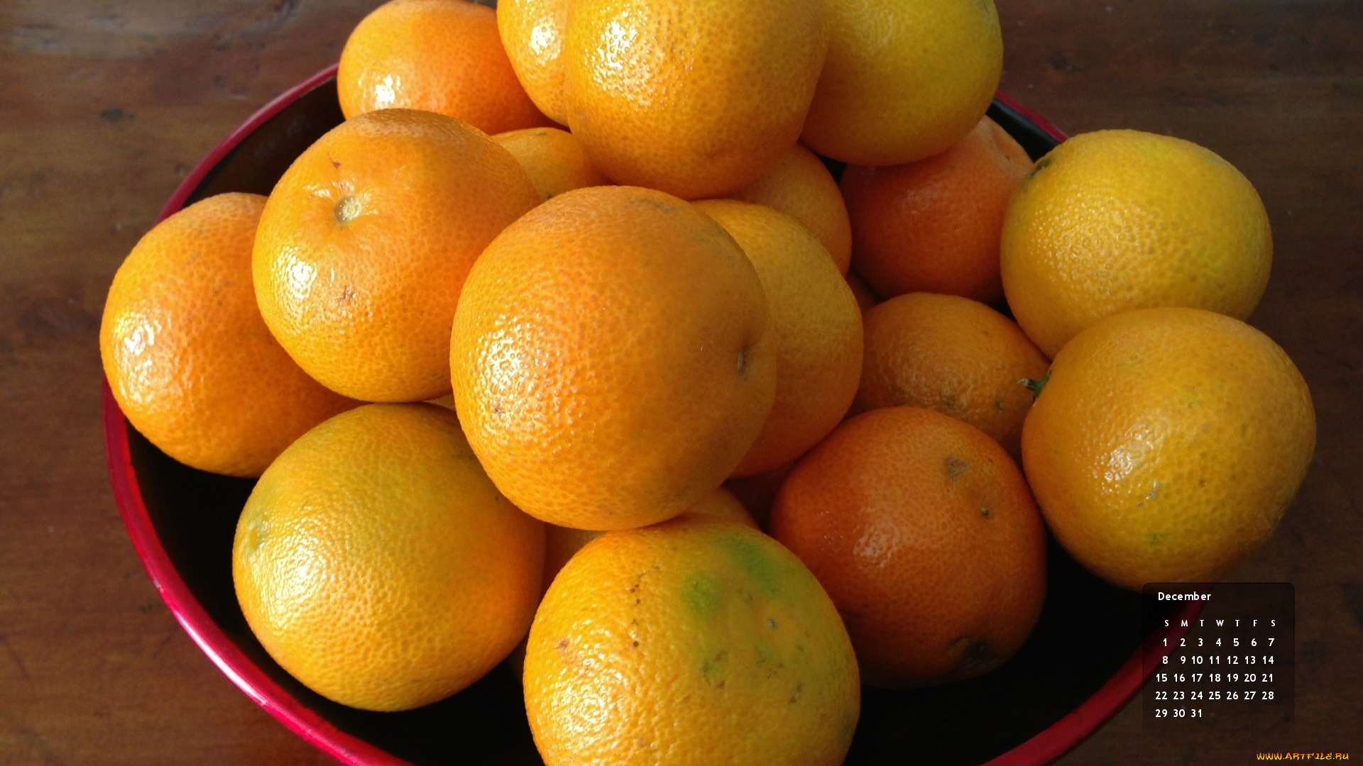 календари, еда, мандарины