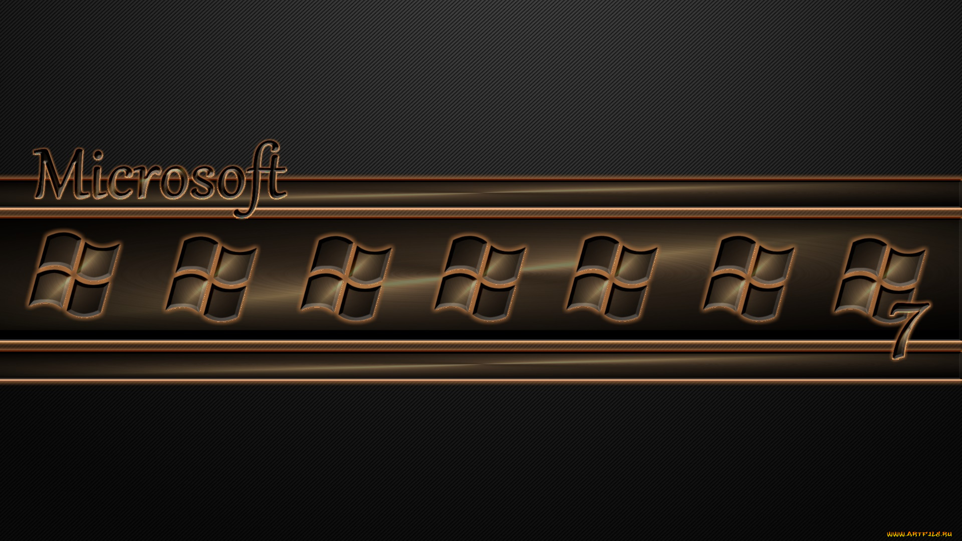 компьютеры, windows, 7, , vienna, темный