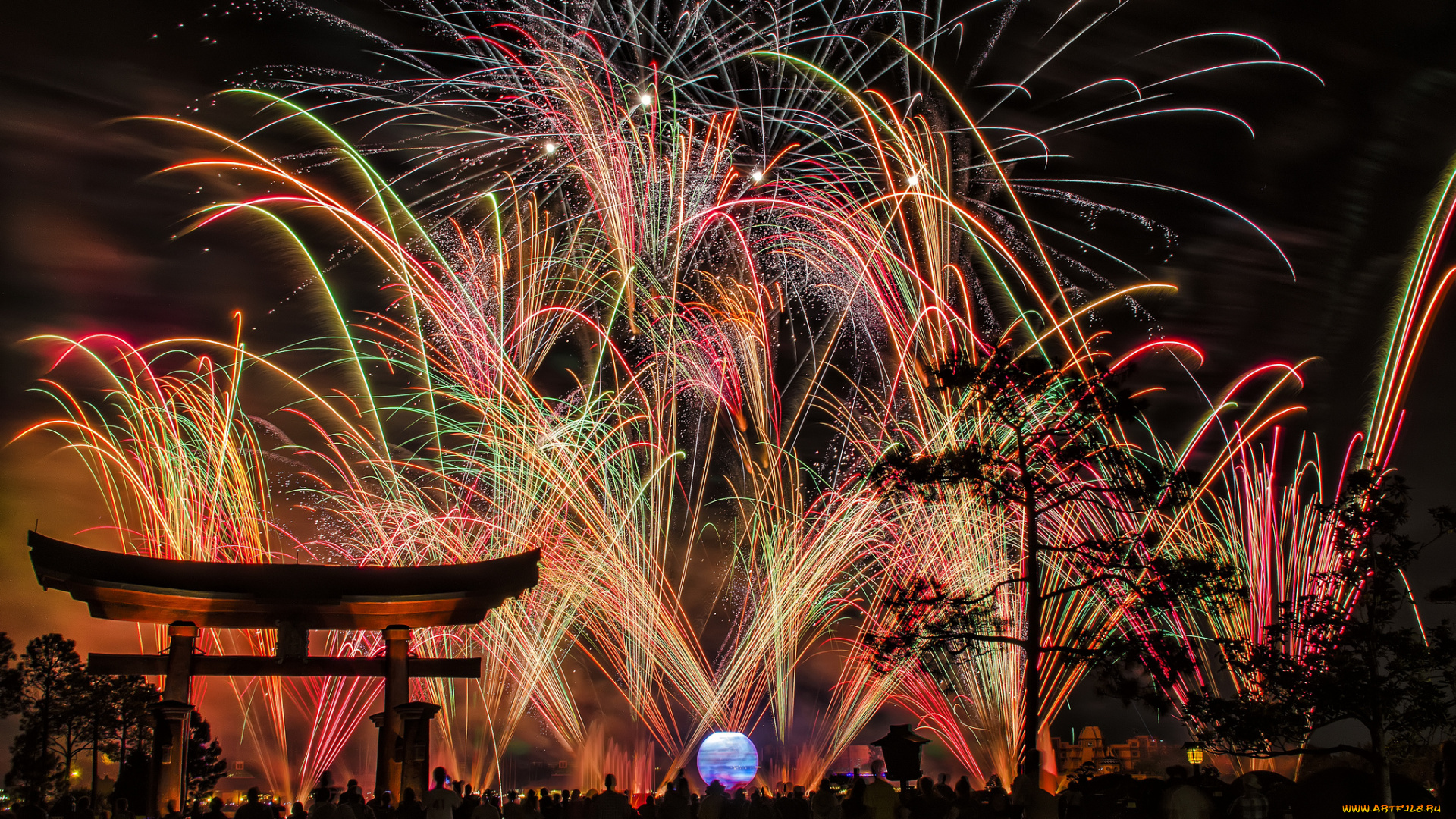 разное, салюты, , фейерверки, ночь, фейерверк