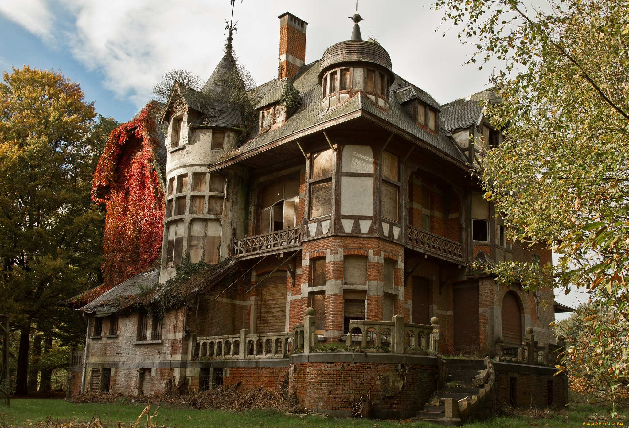 города, -, здания, , дома, особняк, старинный