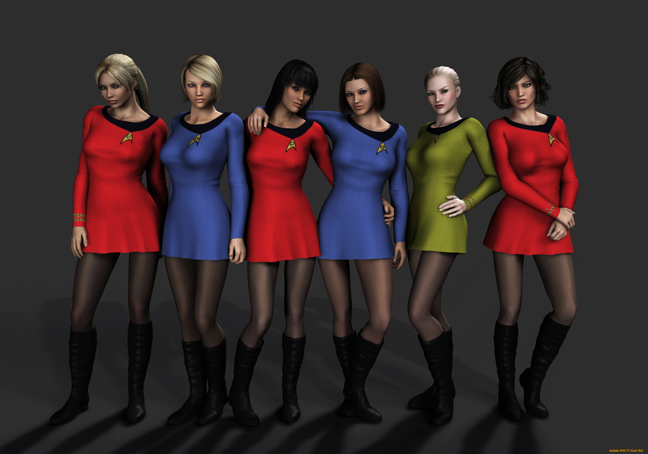 3д, графика, people, , люди, девушки