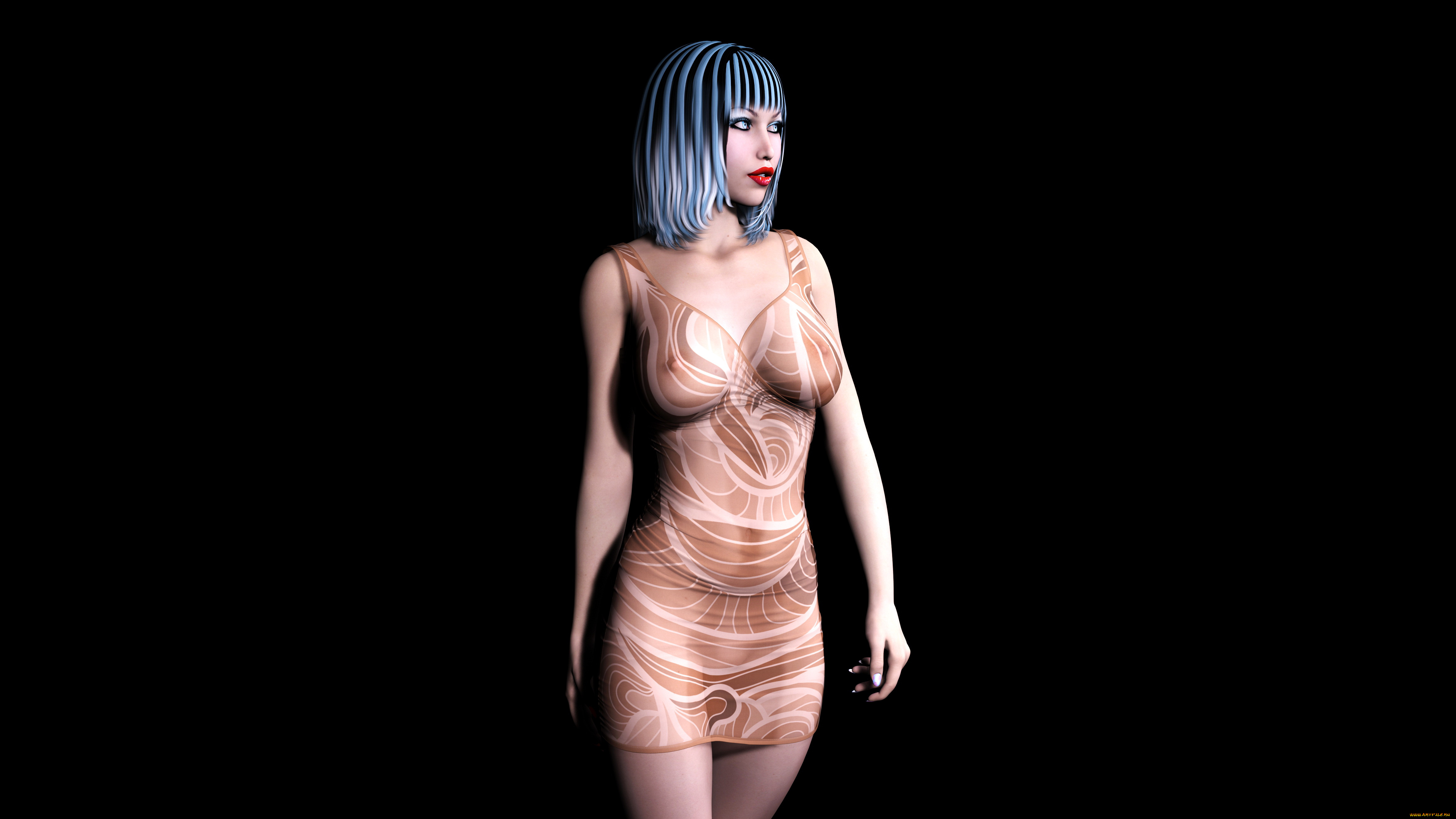 3д, графика, people, , люди, взгляд, девушка