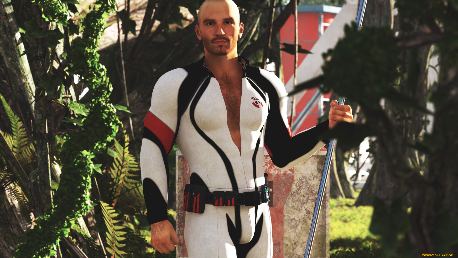 3д, графика, люди, , people, улица, костюм, мужчина