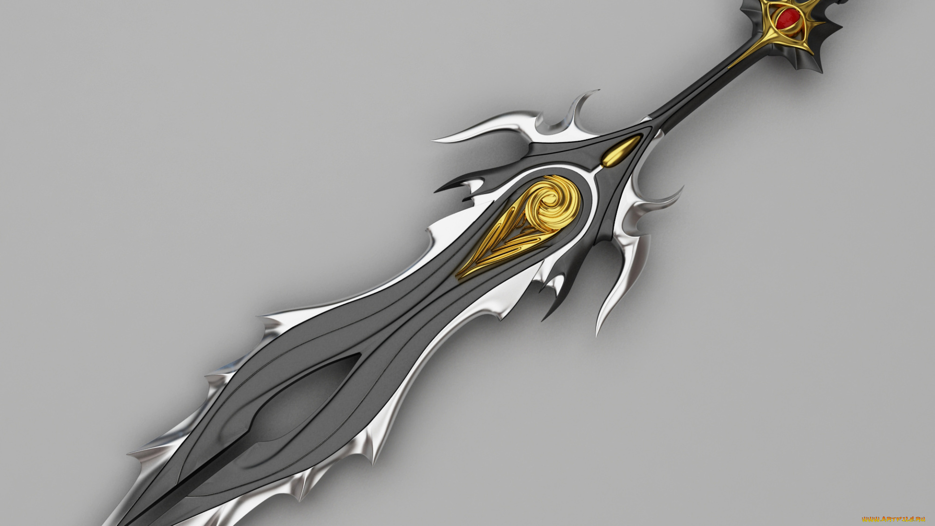 3д, графика, моделирование, , modeling, оружие