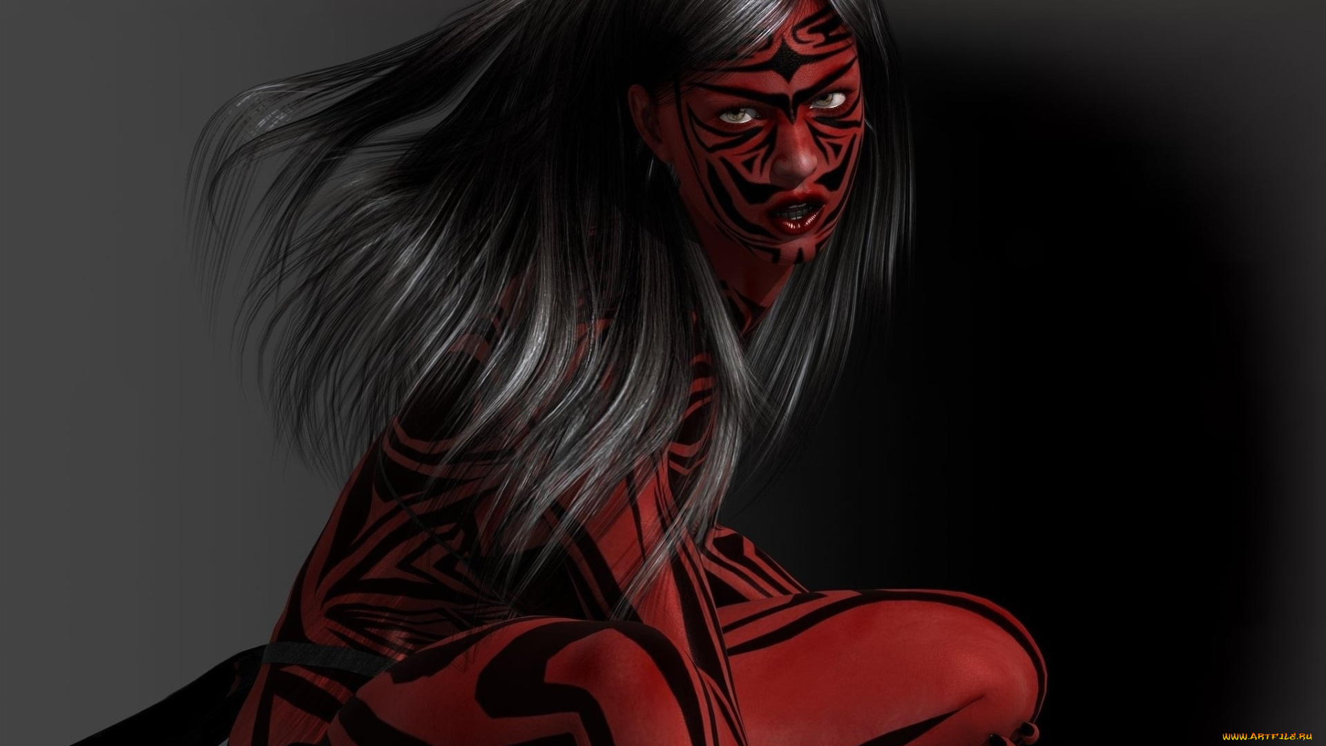 3д, графика, существа, , creatures, халки, фон, взгляд