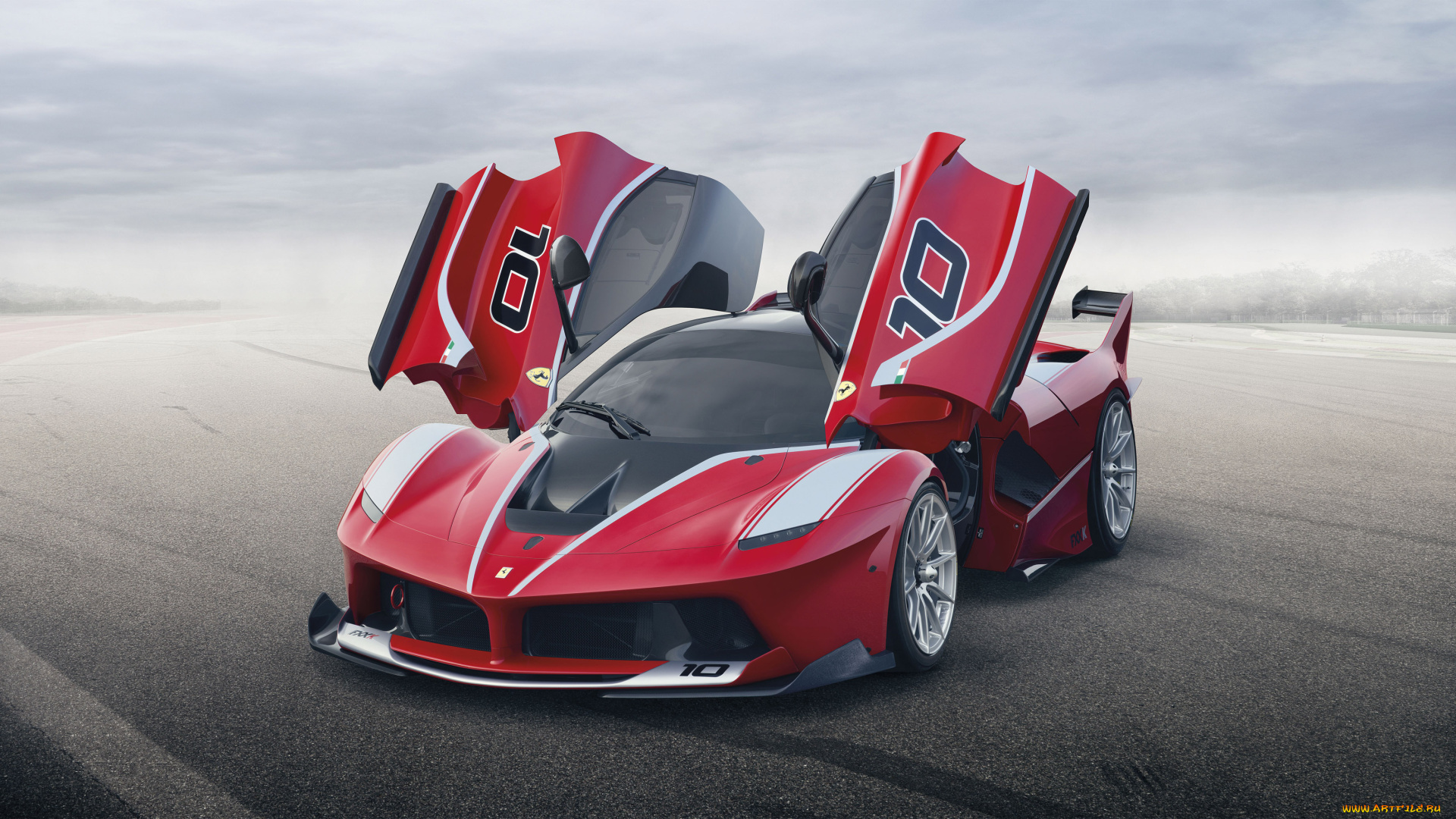 автомобили, ferrari, fxx, k, 2015г, красный