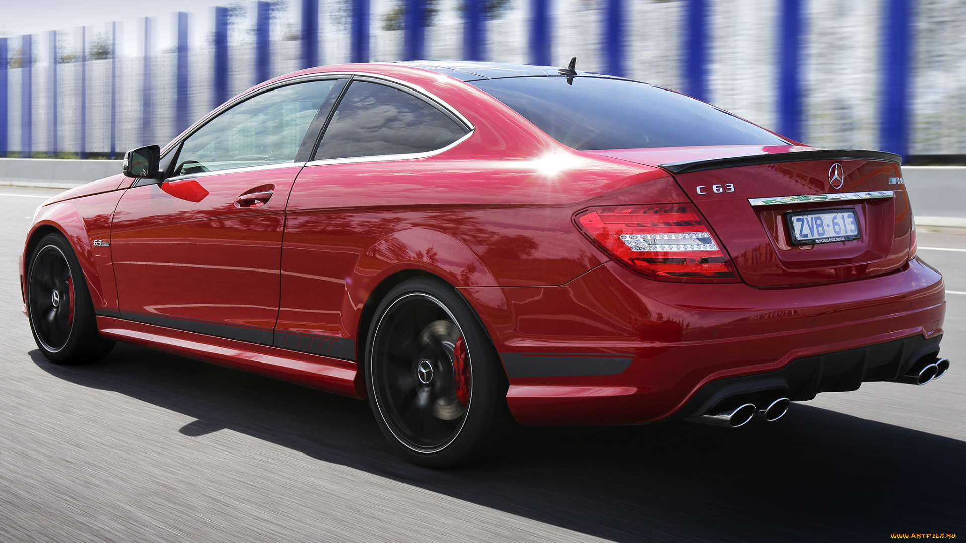 автомобили, mercedes-benz, c, 63, amg, edition, 507, au-spec, w204, 2013г, красный