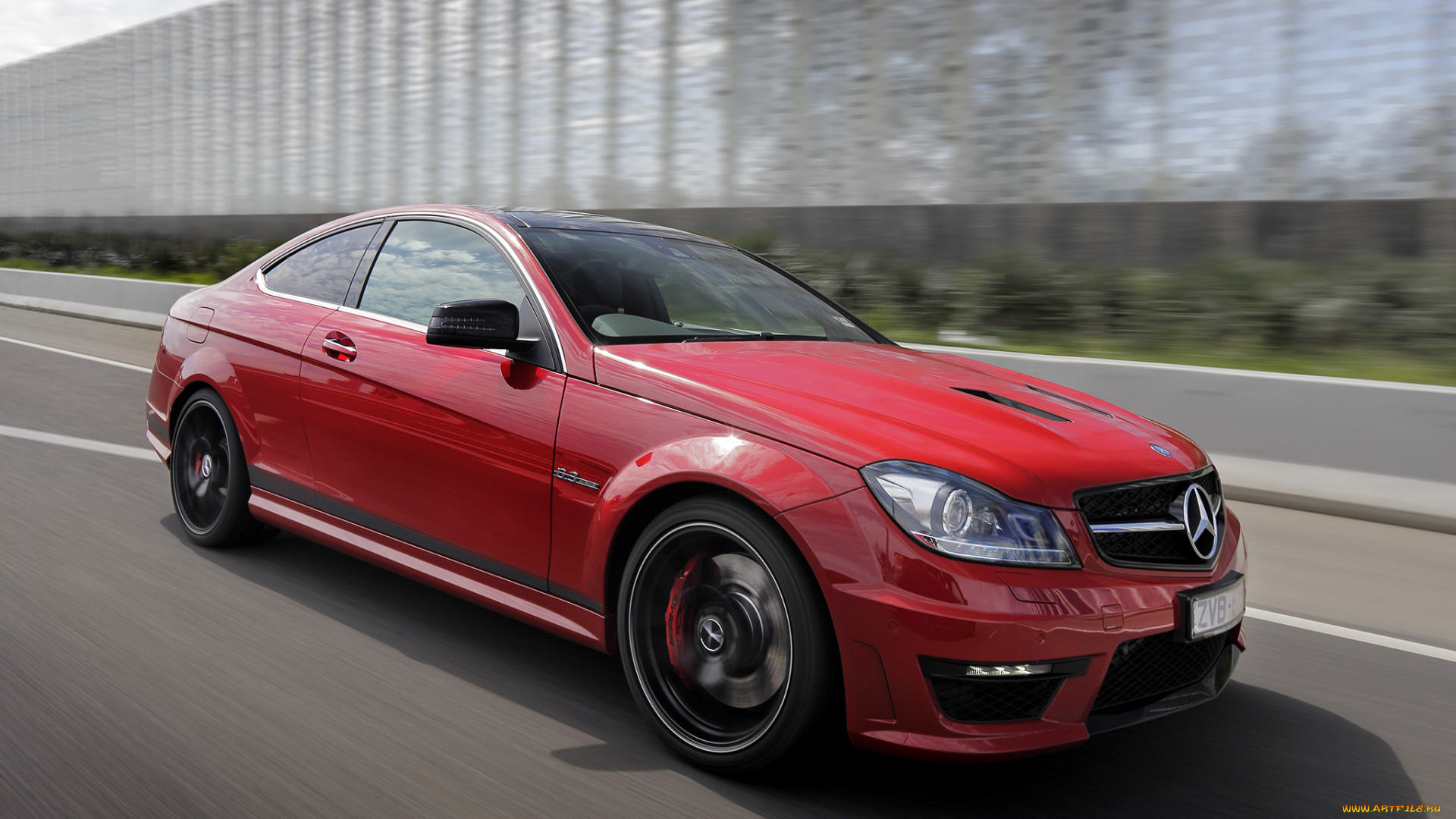 автомобили, mercedes-benz, c, 63, amg, edition, 507, au-spec, w204, 2013г, красный