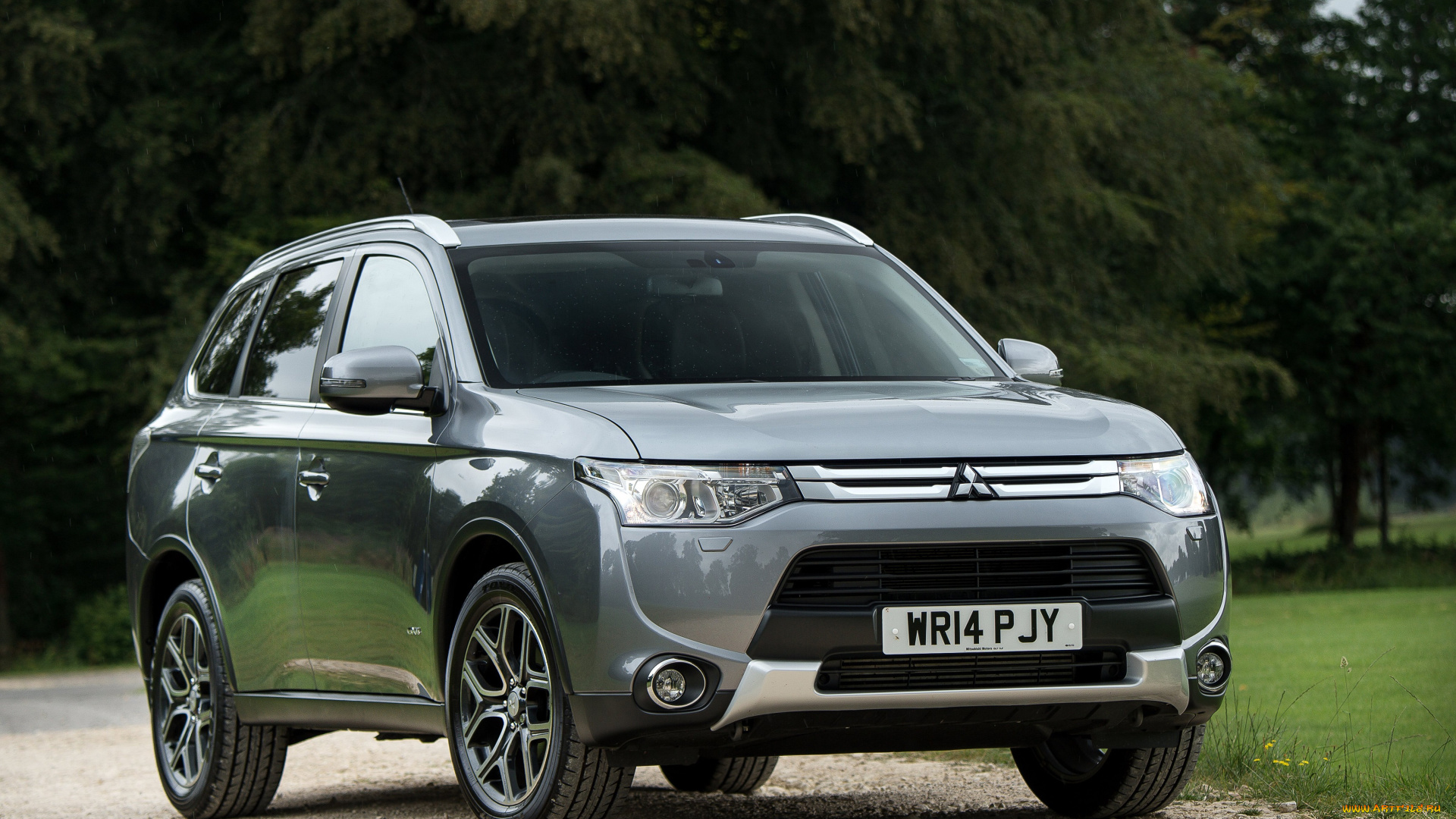 автомобили, mitsubishi, outlander, uk-spec, 2014г, темный