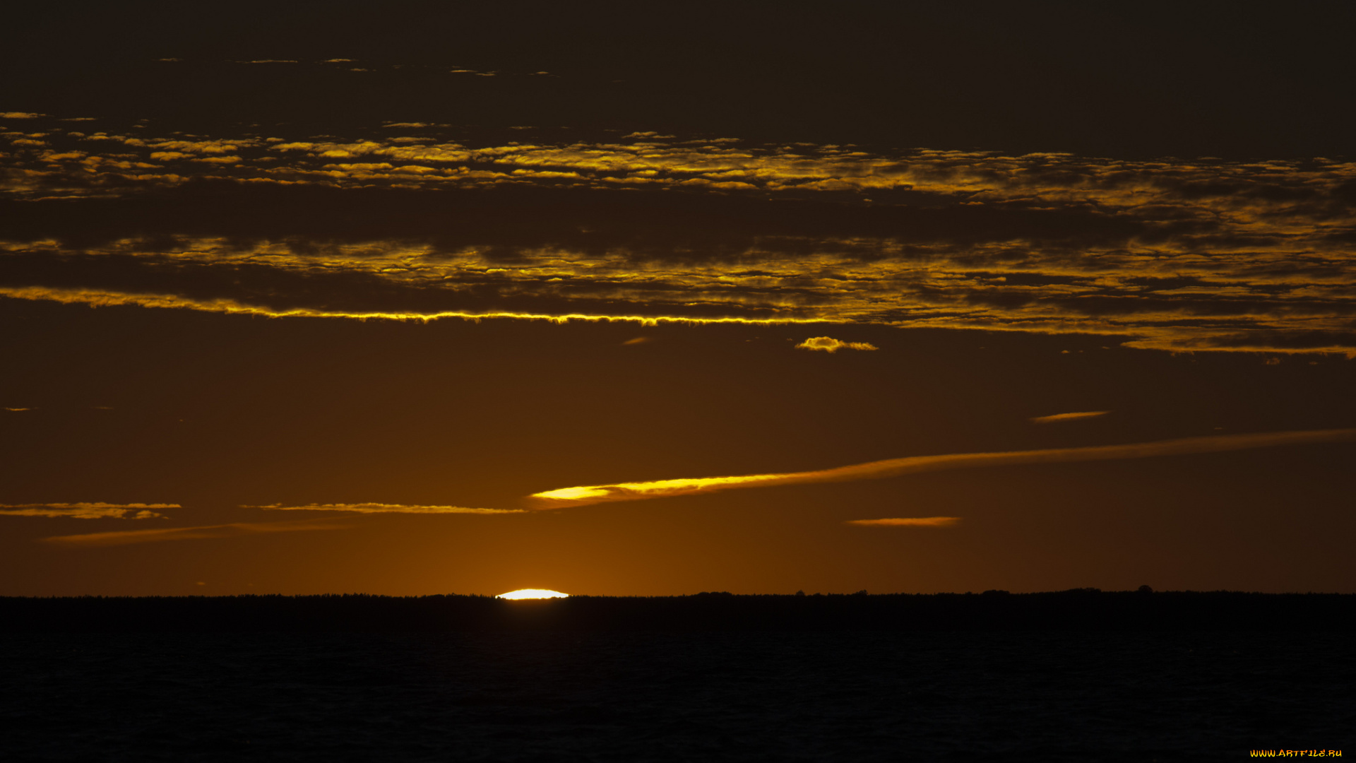 природа, восходы, закаты, облака, небо, горизонт, закат, солнце