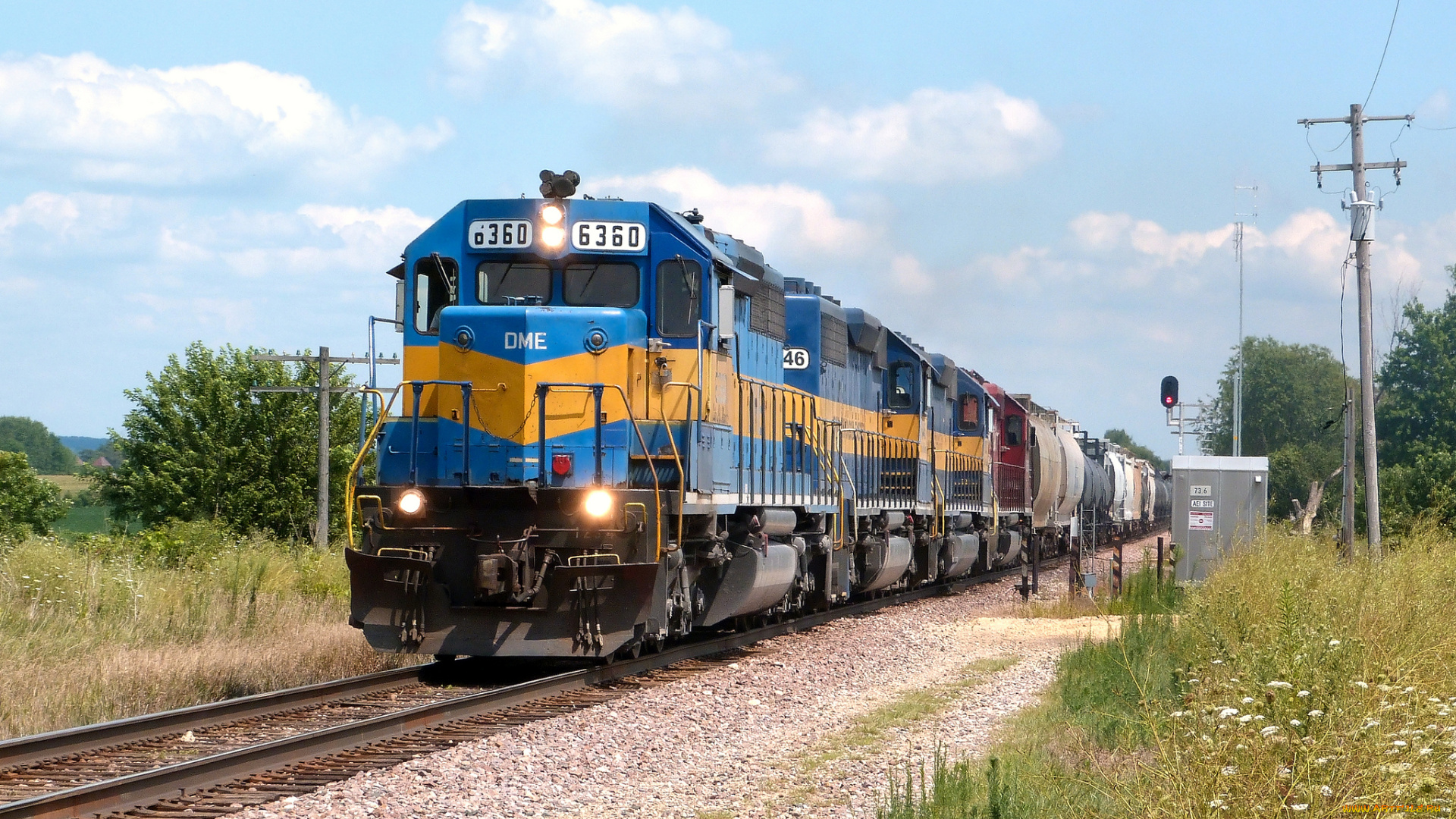 техника, поезда, состав, локомотив, дорога, железная