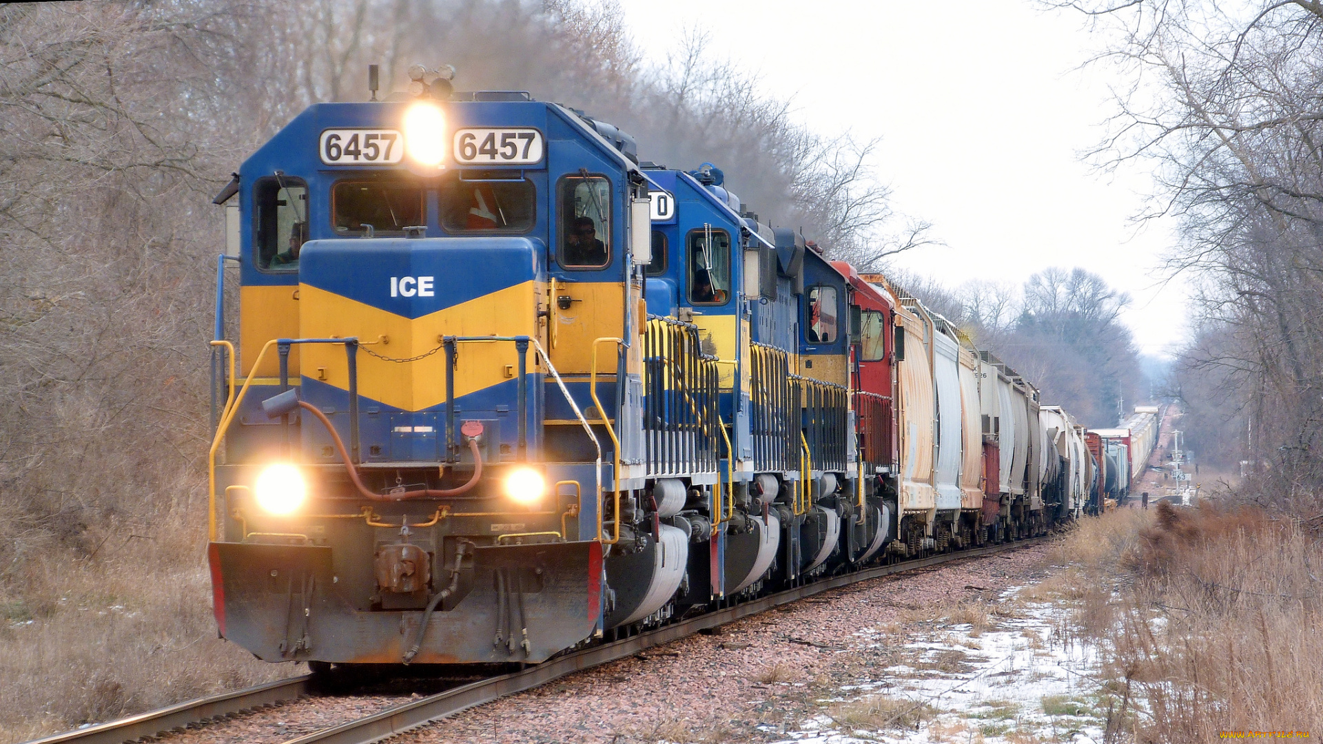 техника, поезда, железная, дорога, локомотив, состав