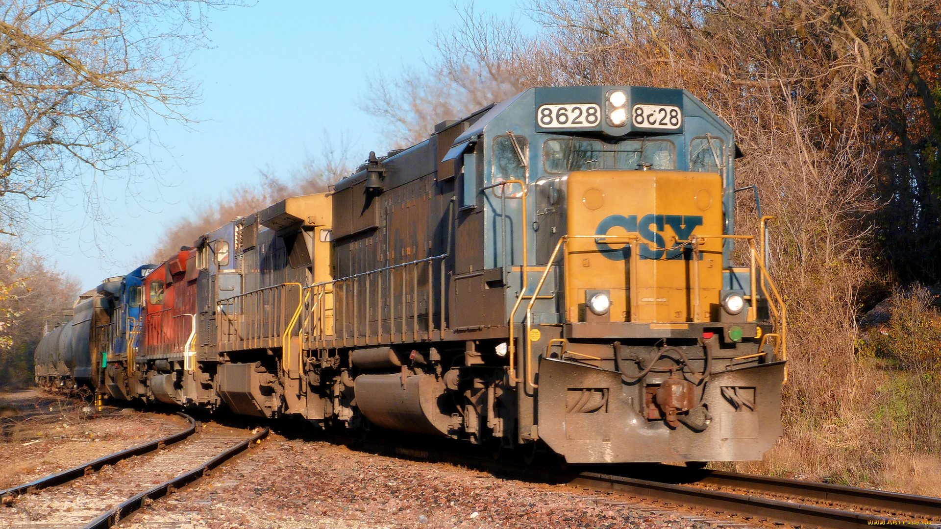 техника, поезда, железная, дорога, локомотив, состав