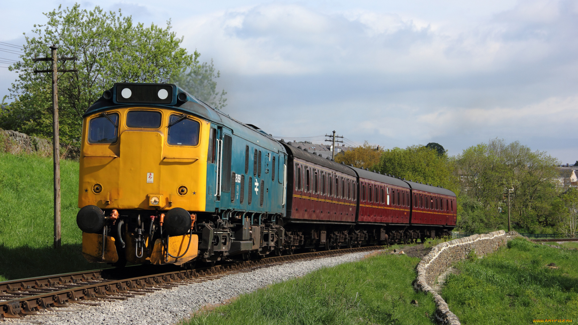 техника, поезда, железная, дорога, локомотив, состав