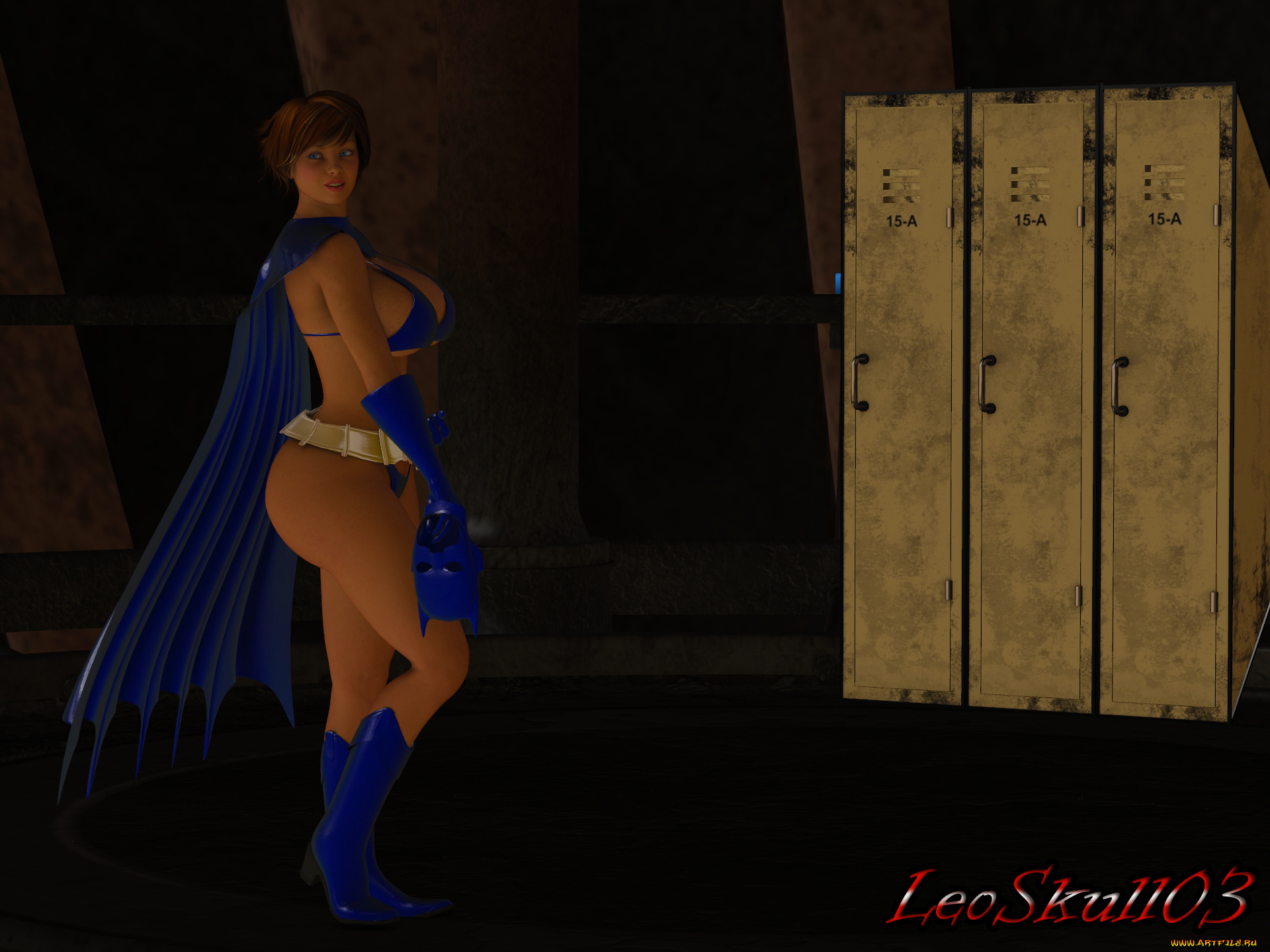 3д, графика, фантазия, , fantasy, улыбка, фон, накидка, взгляд, девушка