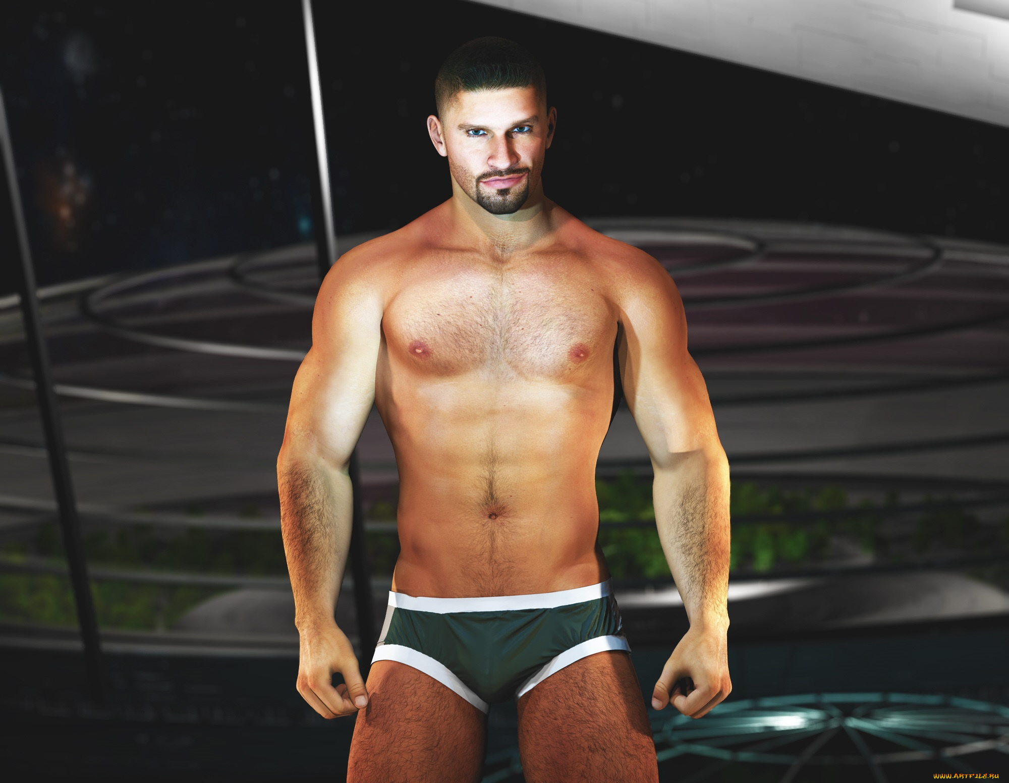 3д, графика, люди, , people, мужчина, обнажён, мускулы, тело