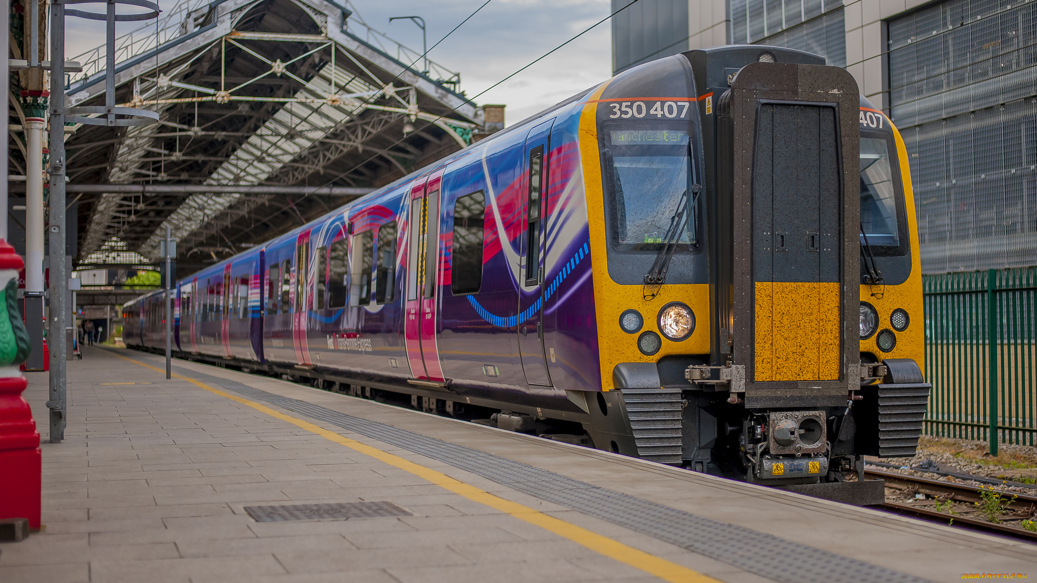 техника, поезда, железная, дорога, локомотив, состав