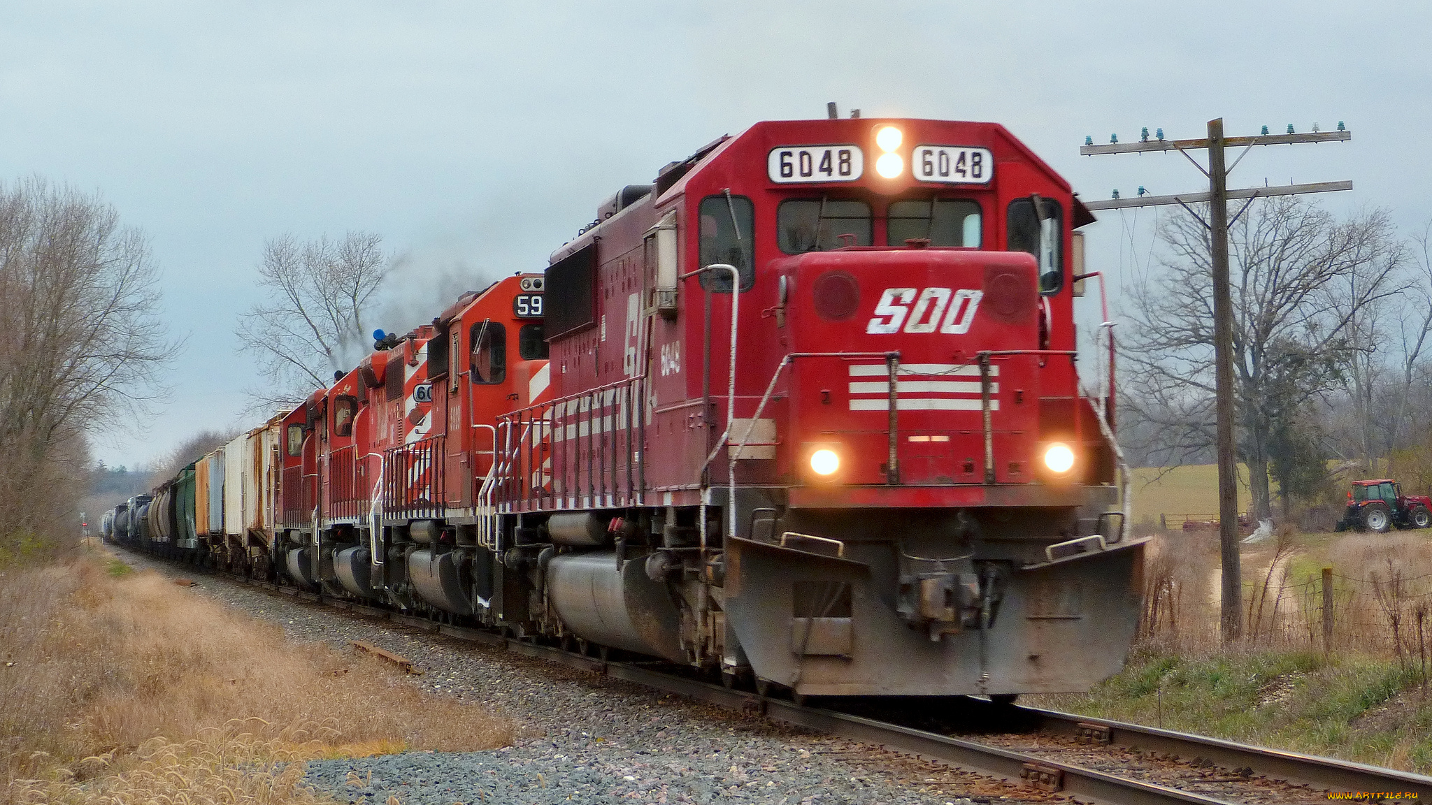 техника, поезда, железная, дорога, локомотив, состав