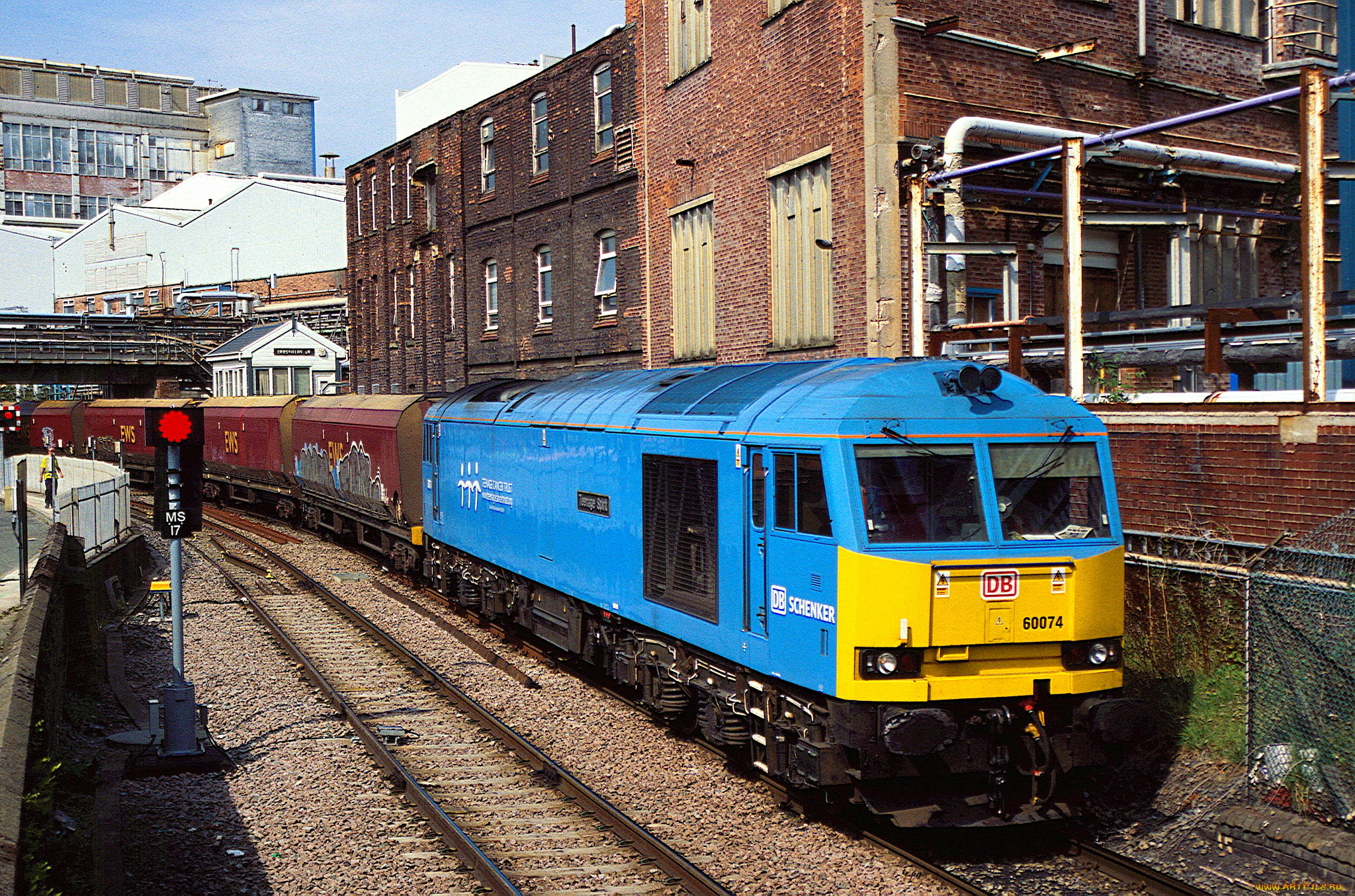 техника, поезда, железная, дорога, локомотив, состав