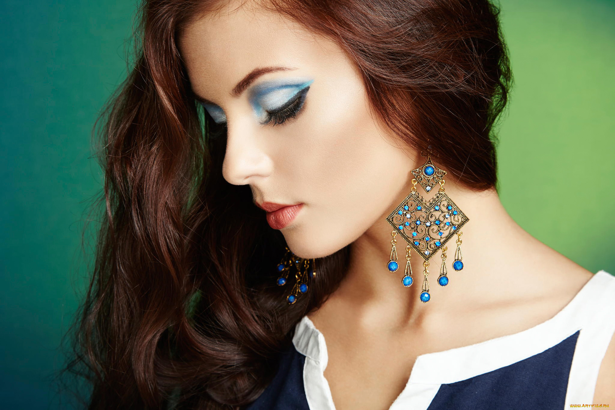 девушки, -unsort, , лица, , портреты, макияж, украшения, fashion, photo, portrait, of, beautiful, perfect, makeup