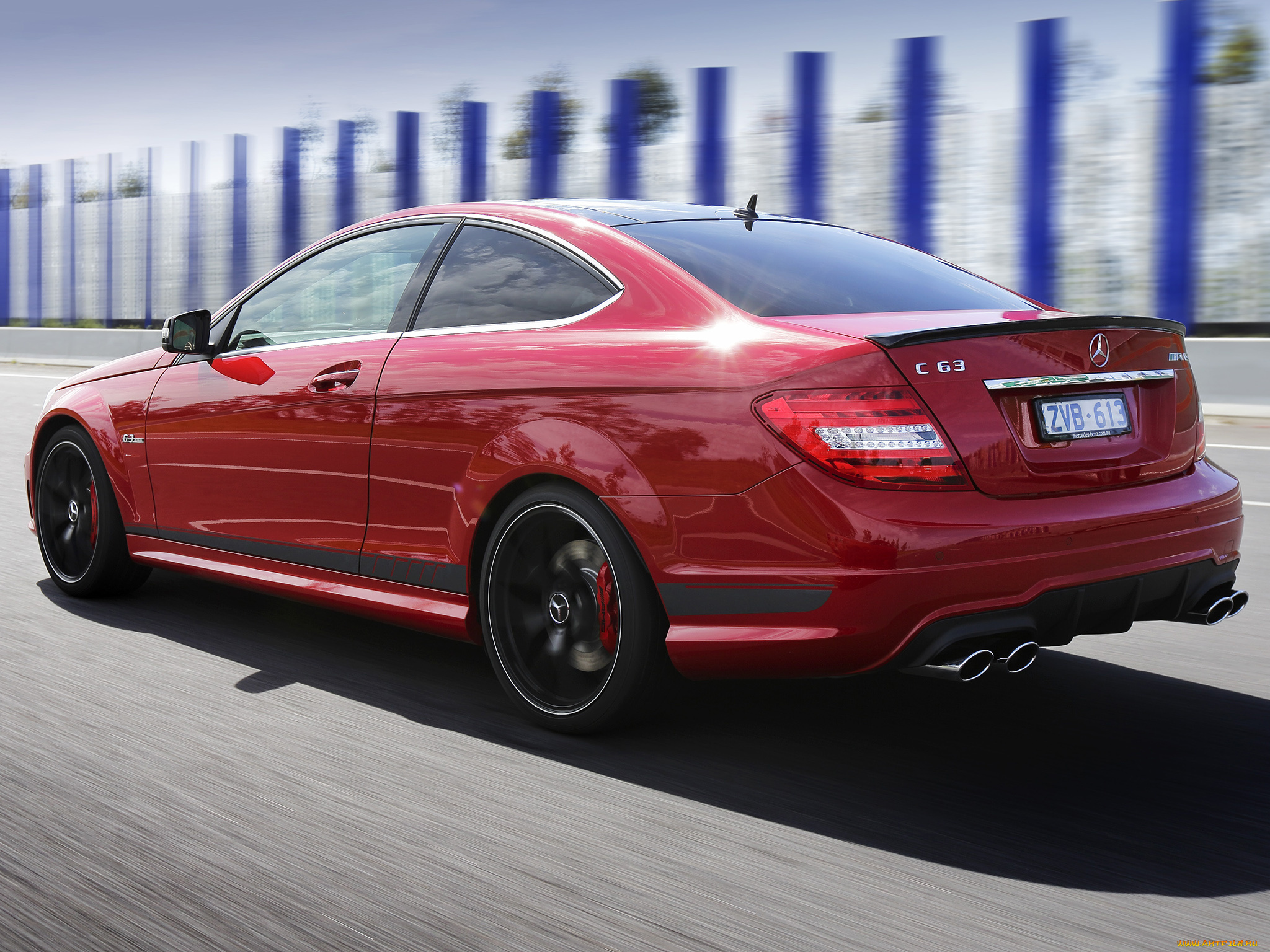 автомобили, mercedes-benz, c, 63, amg, edition, 507, au-spec, w204, 2013г, красный