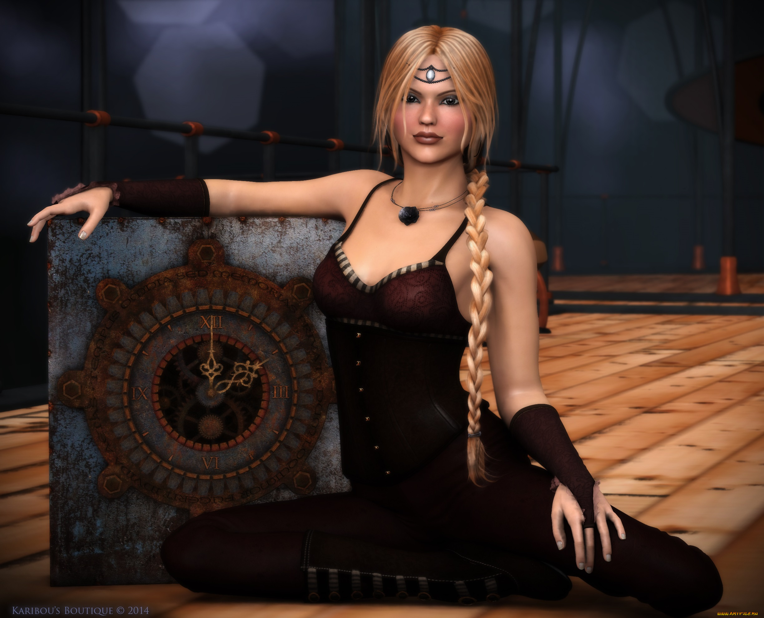 3д, графика, люди, , people, блондинка, девушка