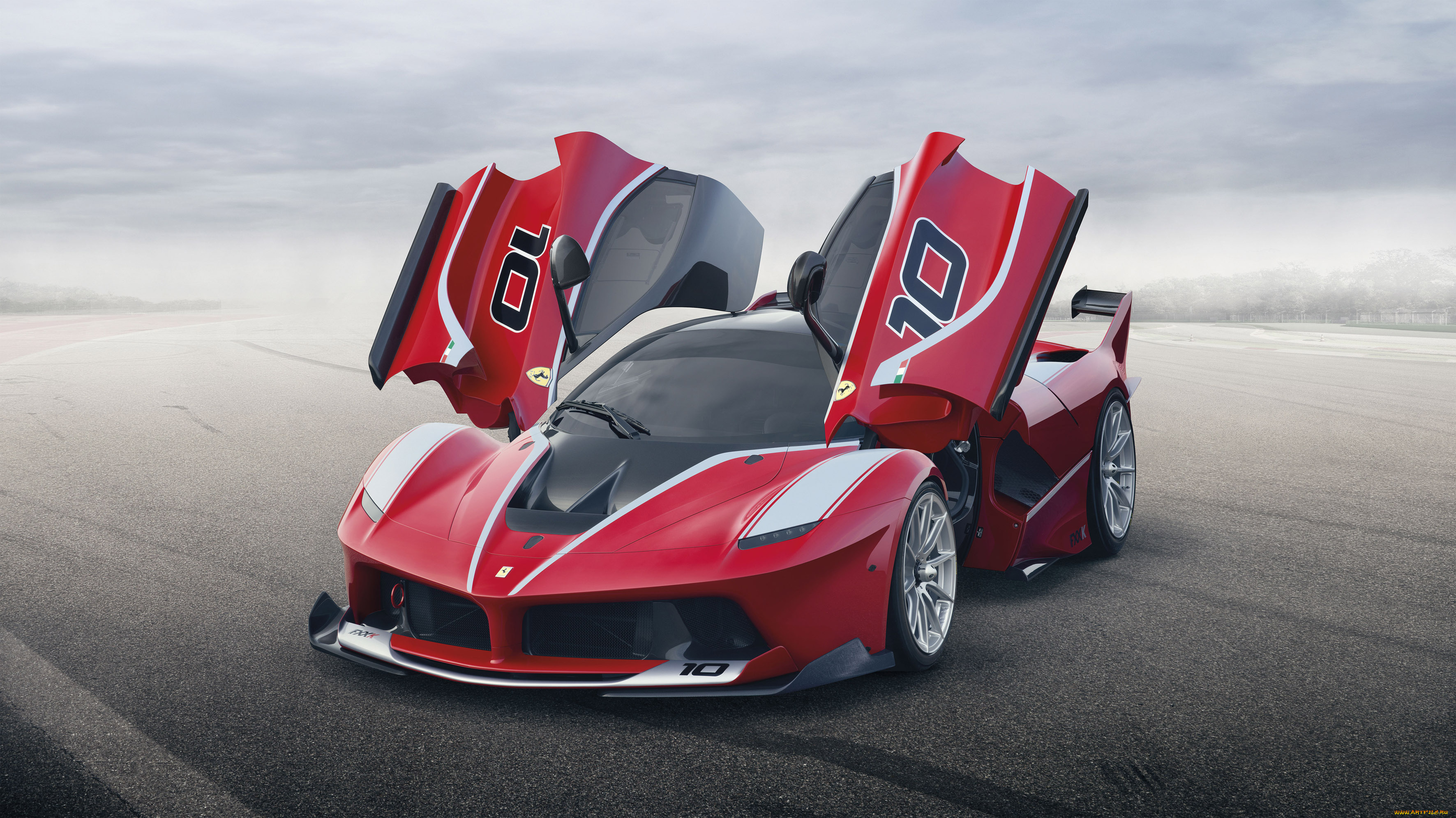автомобили, ferrari, fxx, k, 2015г, красный