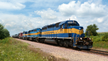 Картинка техника поезда локомотив дорога железная состав