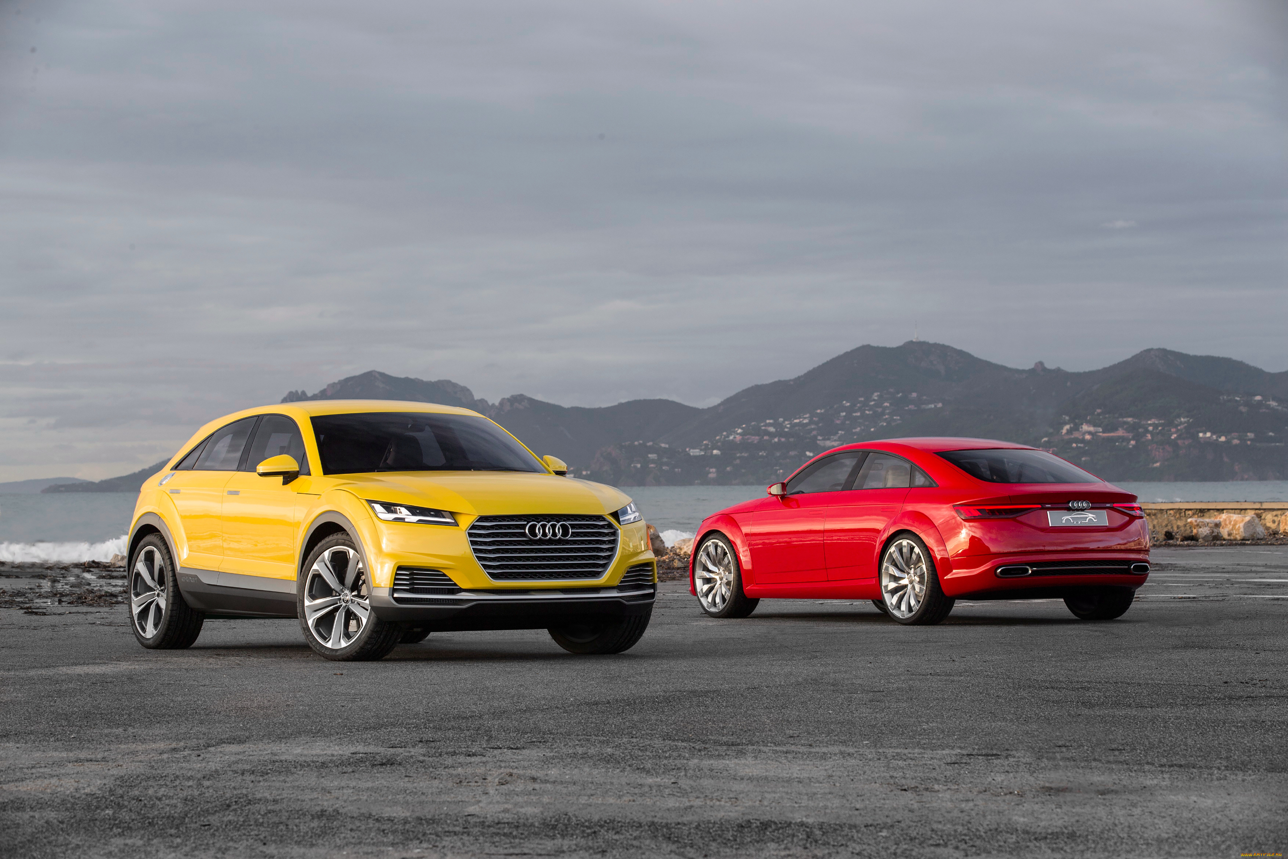 автомобили, audi, tt, 8s, 2014г