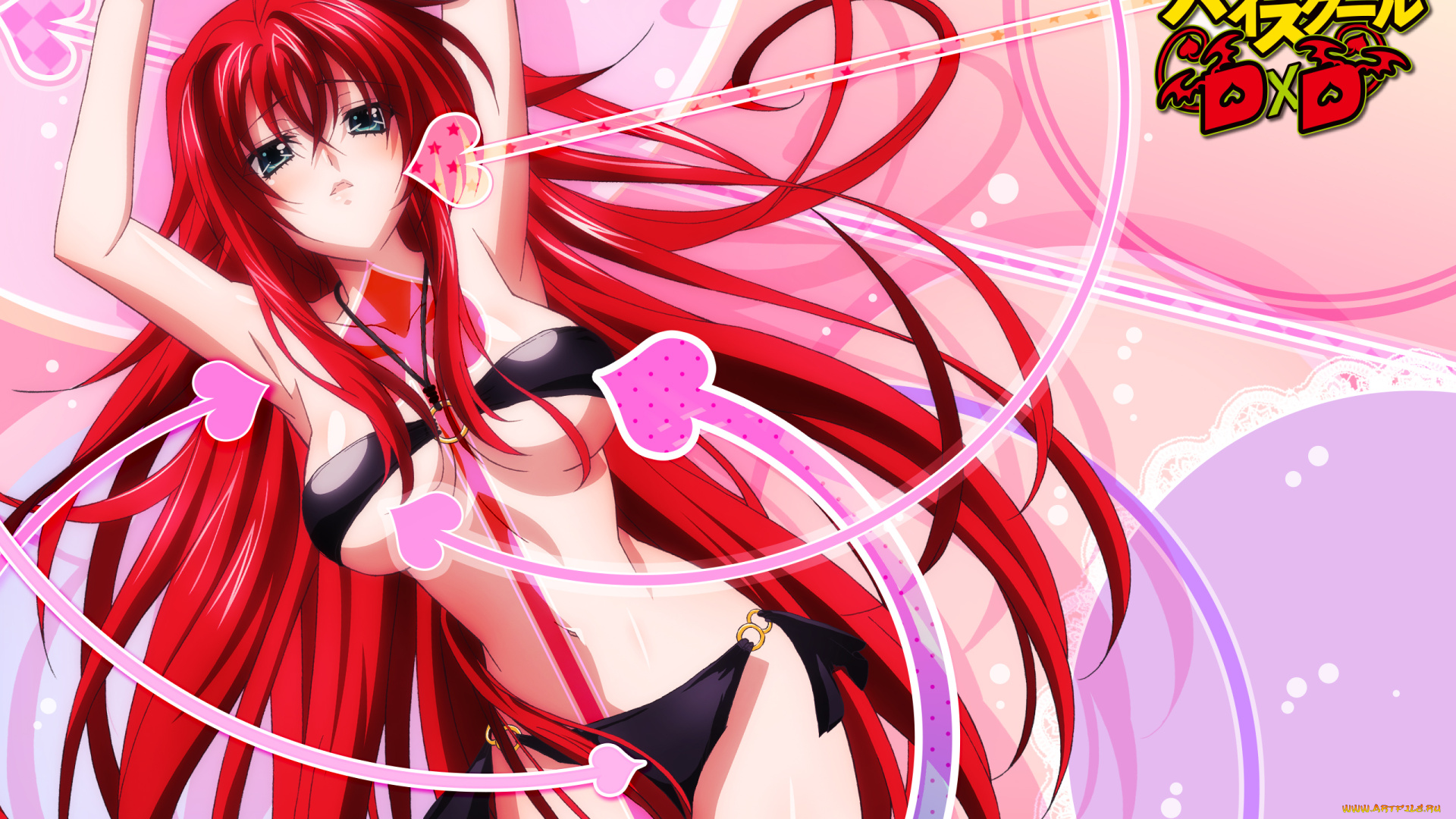 аниме, highschool, dxd, highschool, dxd, девушка, арт, tagme, artist, rias, gremory