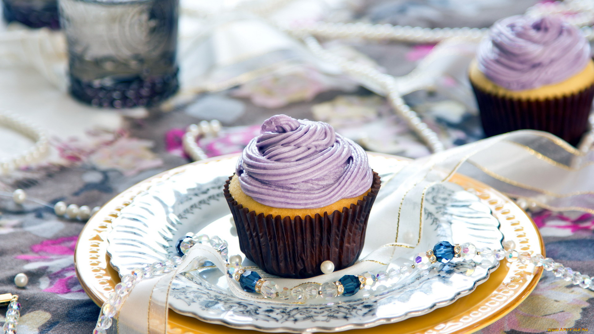 еда, пирожные, , кексы, , печенье, лента, бусы, кекс