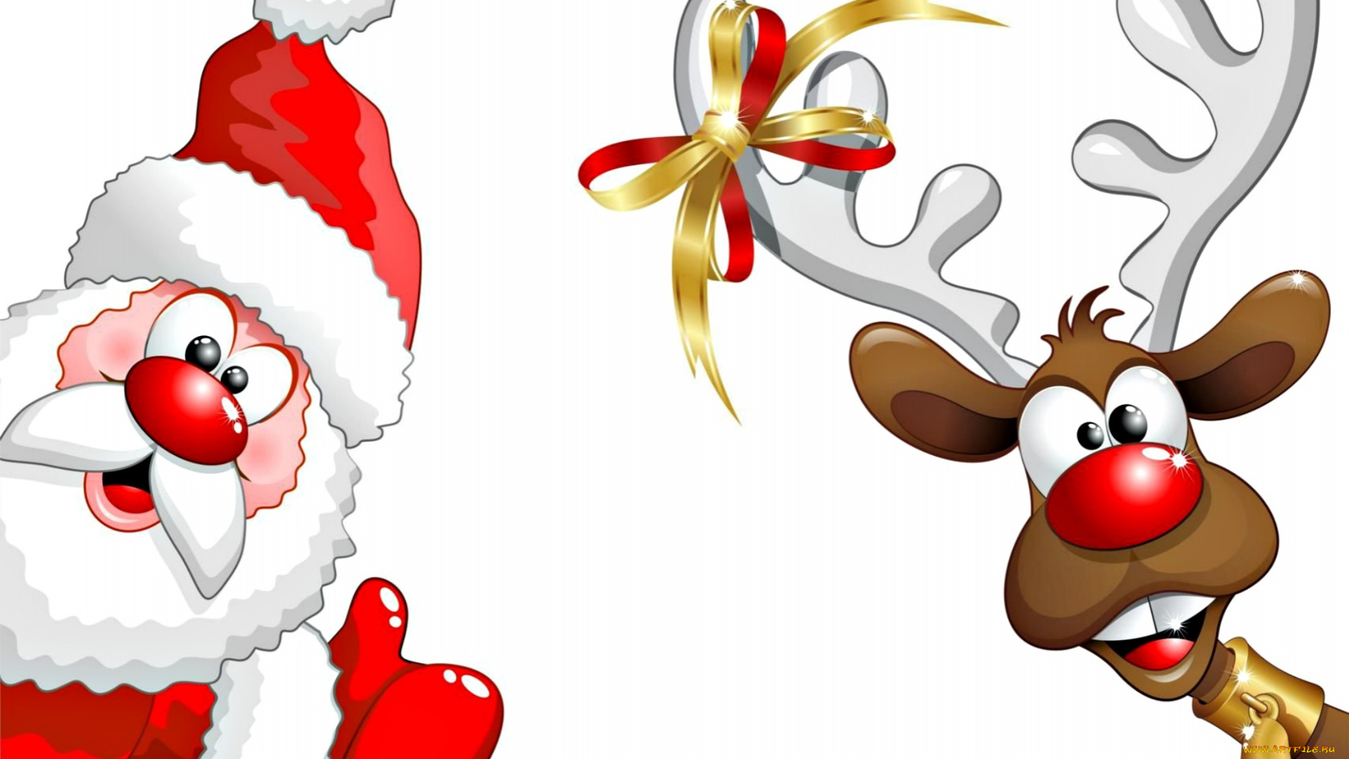 праздничные, векторная, графика, , новый, год, санта, клаус