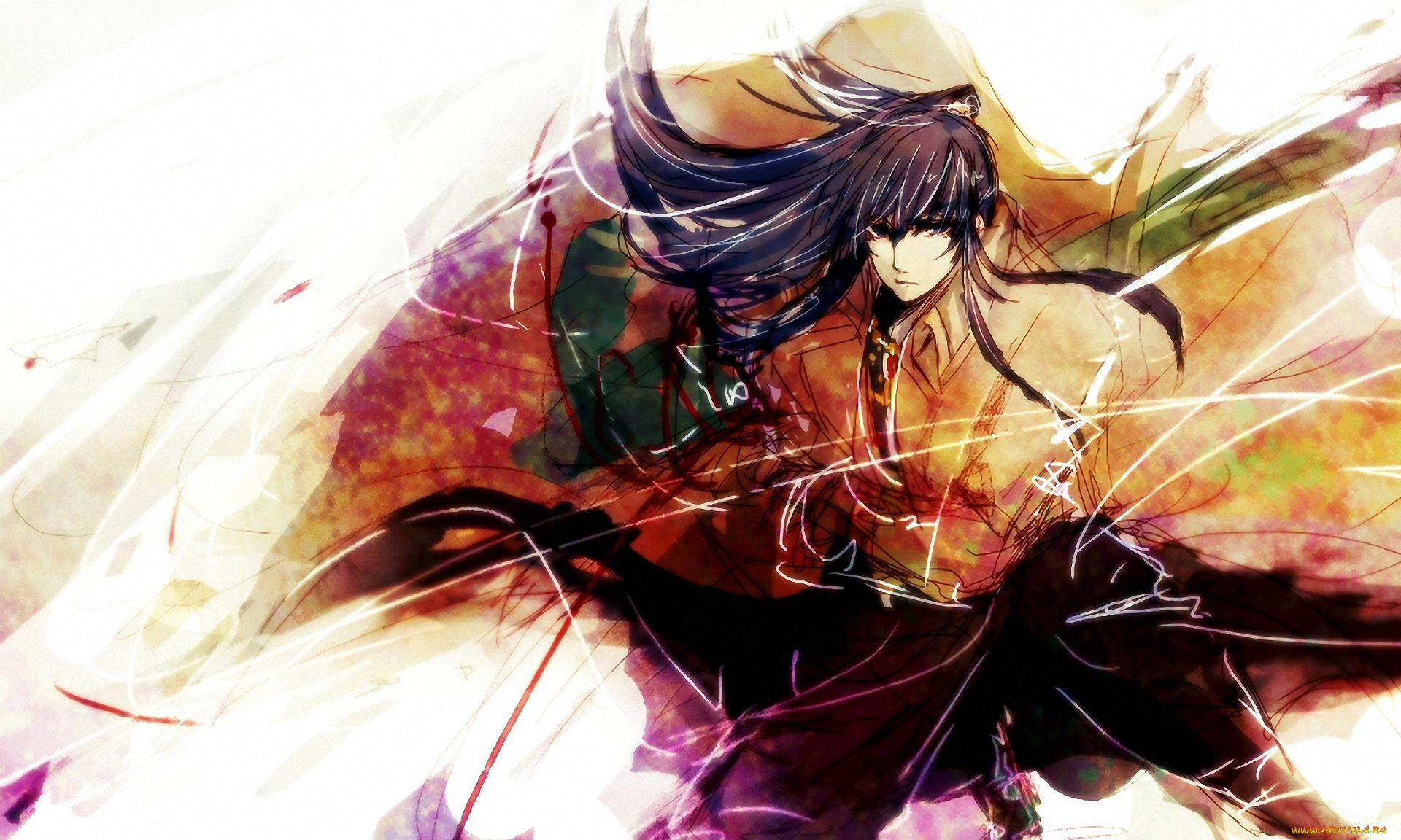 аниме, , gray-man, воин, экзорцист, kanda