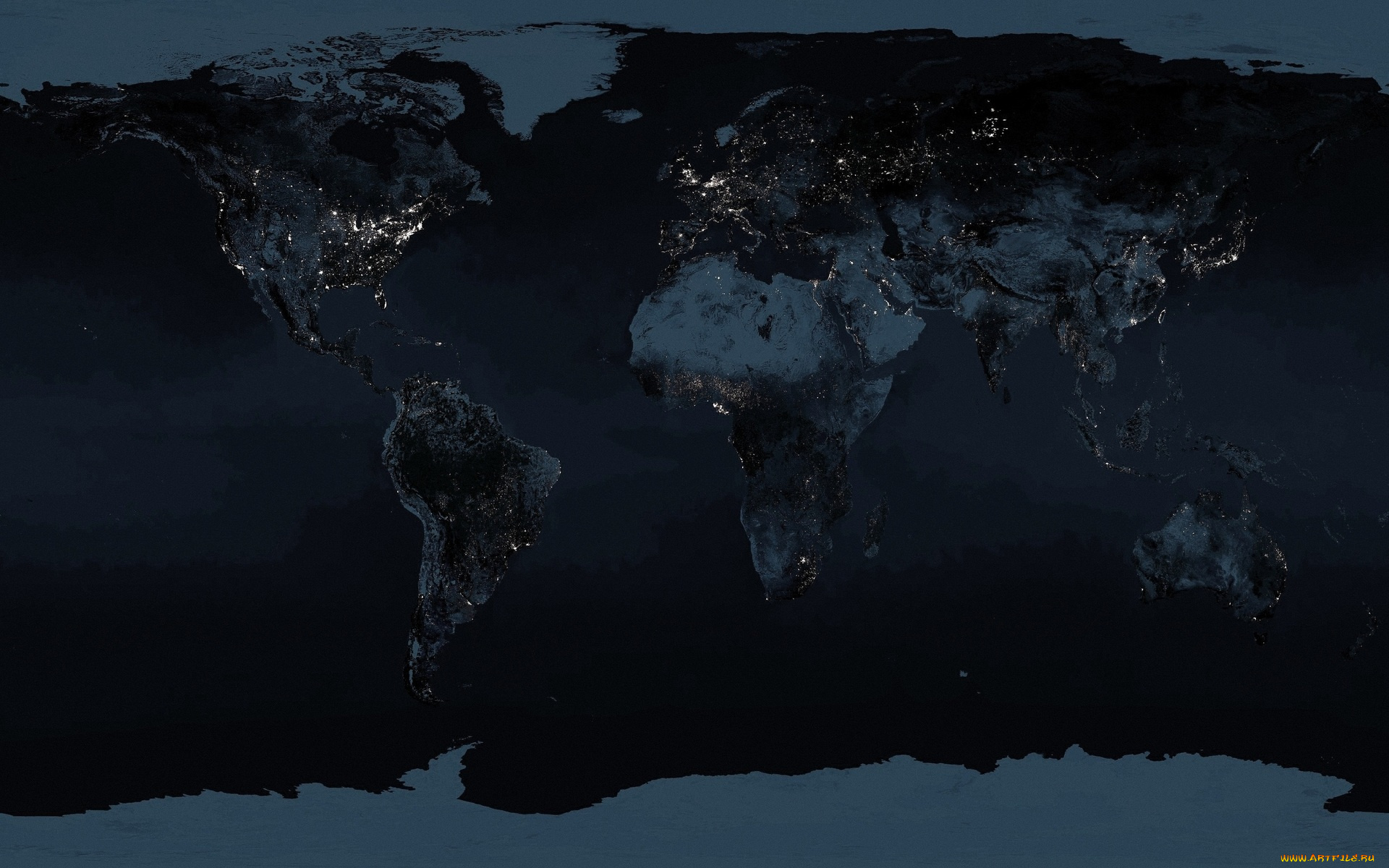 разное, глобусы, , карты, континенты, карта, ночь, огни