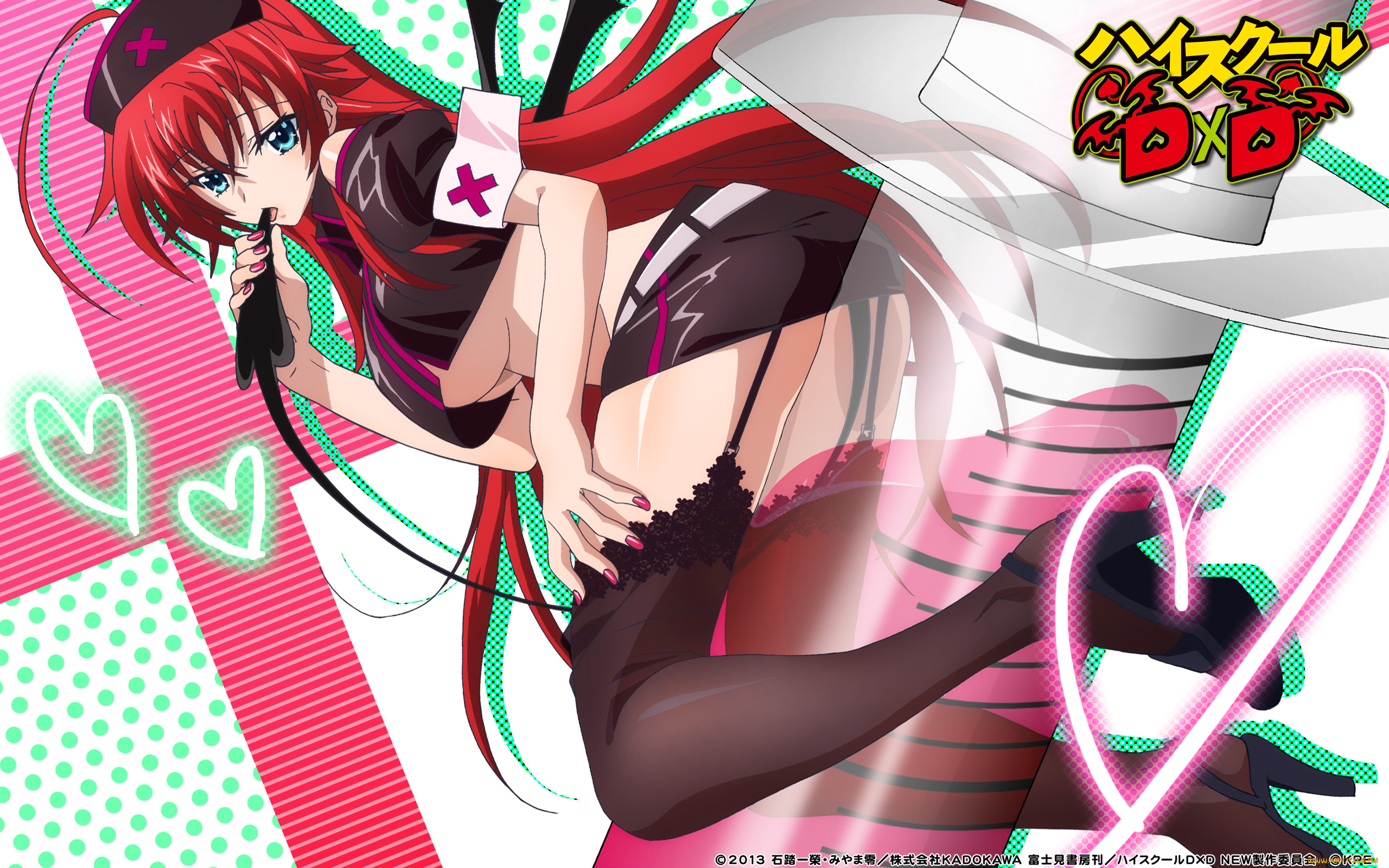 аниме, highschool, dxd, highschool, dxd, rias, gremory, tagme, artist, девушка, шприц