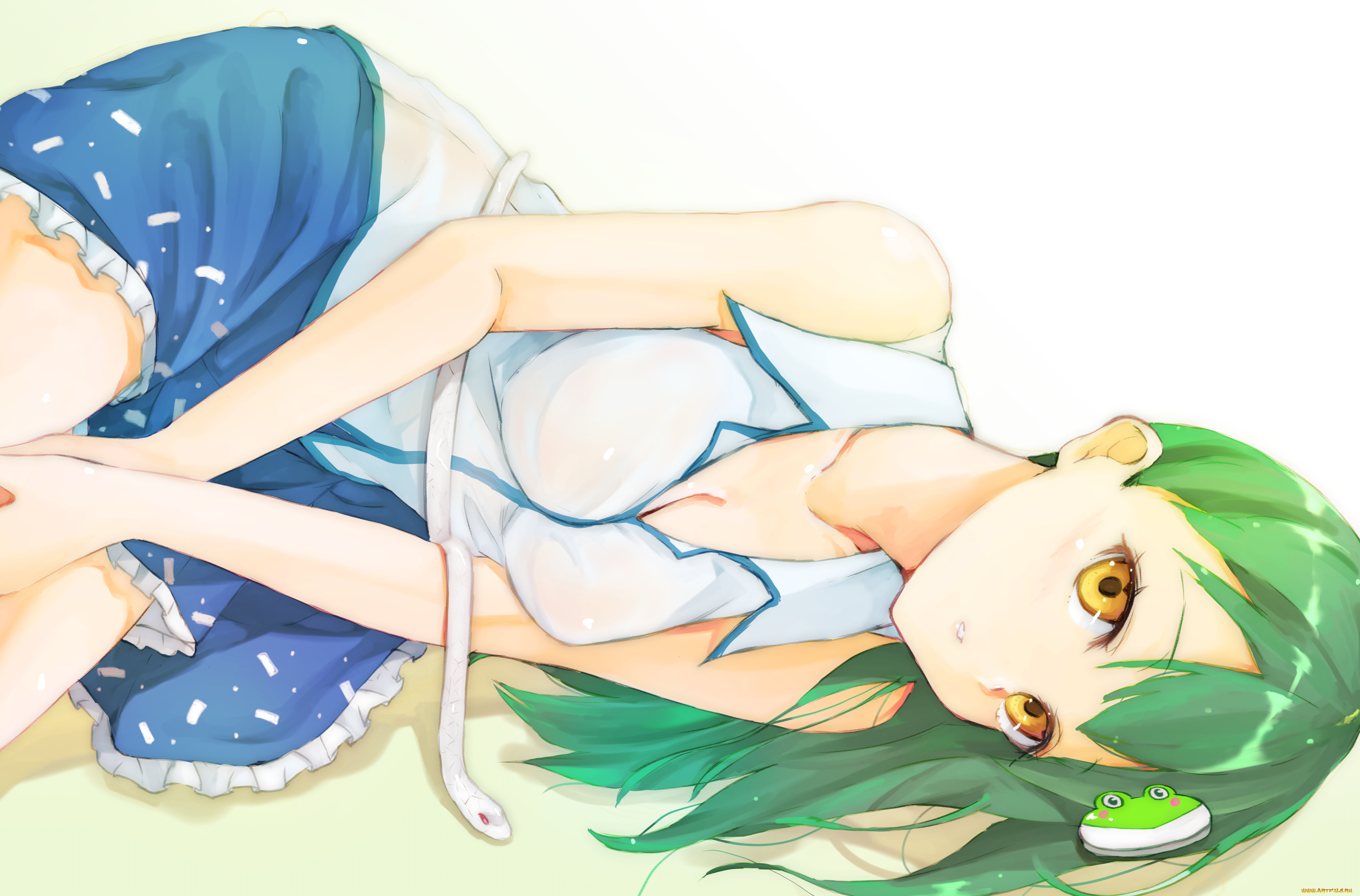 аниме, touhou, девушка, арт, koretsuki, aduma, kochiya, sanae