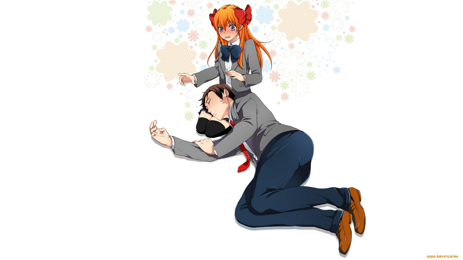 аниме, gekkan, shoujo, nozaki-kun, сакура, нозаки