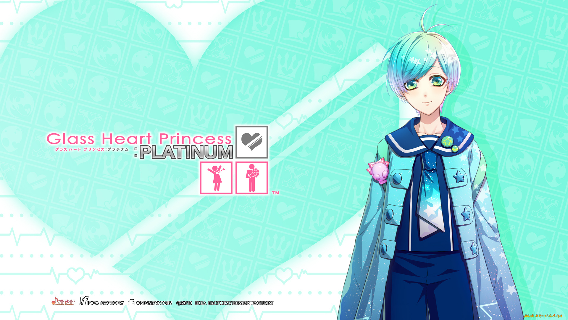 аниме, glass, heart, princess, персонаж