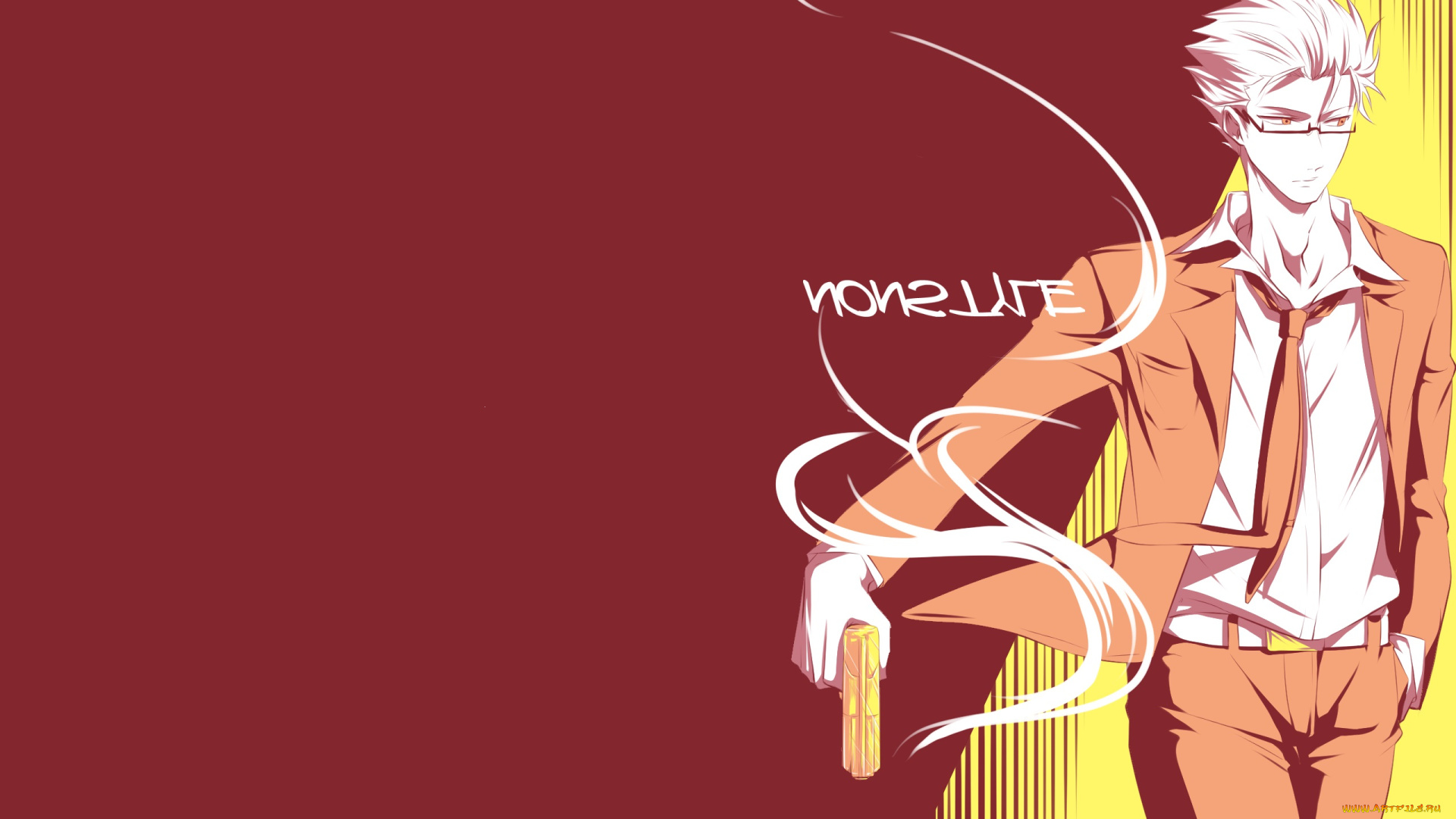 аниме, hamatora, мурасаки