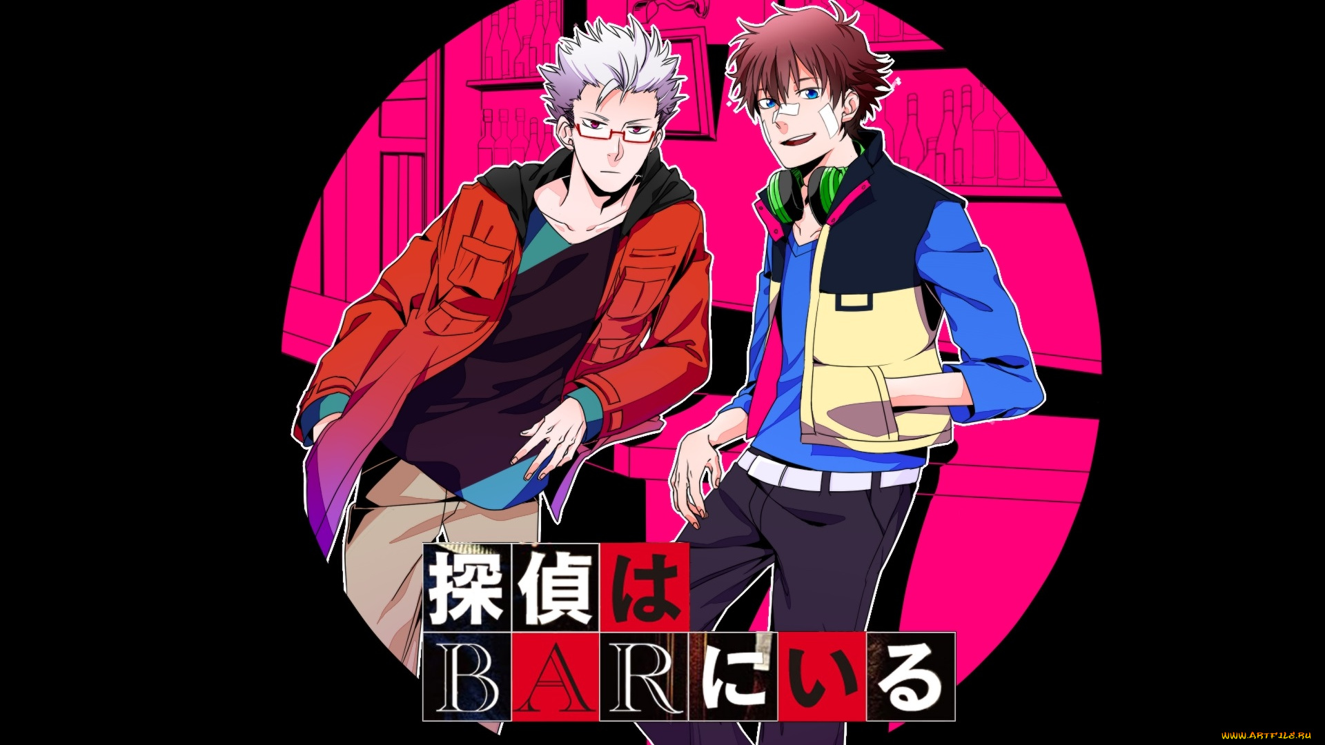 аниме, hamatora, парни