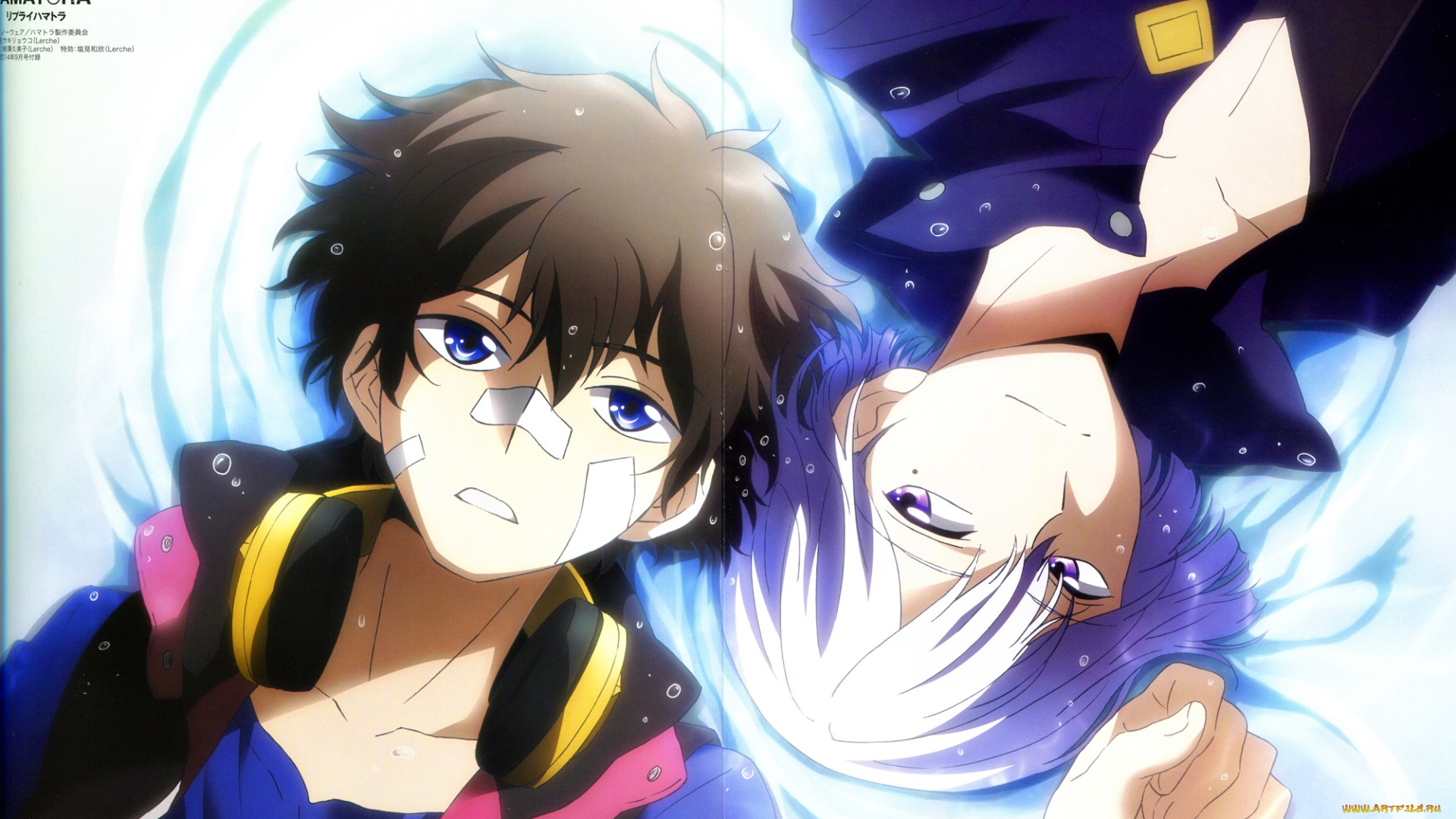 аниме, hamatora, парни