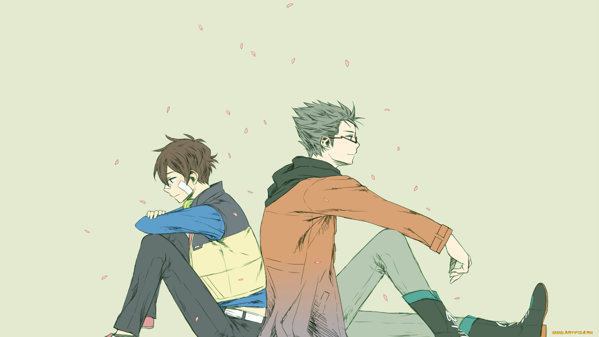 аниме, hamatora, парни