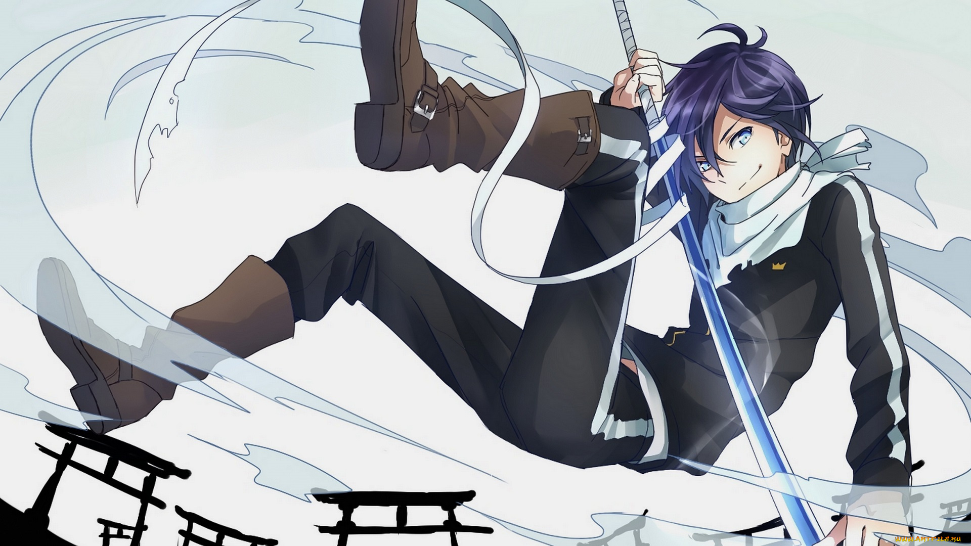 аниме, noragami, Ято